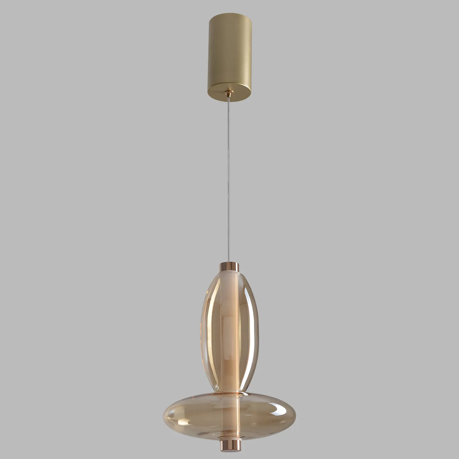 Светильник подвесной Crystal Lux QUASAR SP7W LED AMBER