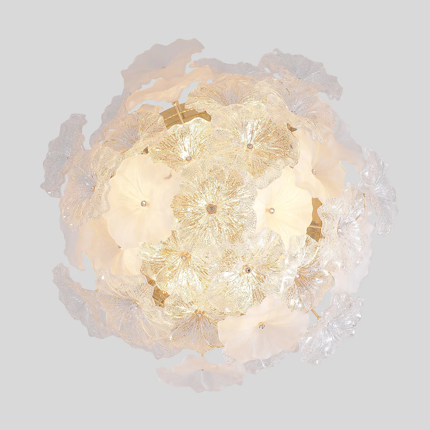 Светильник потолочный Crystal Lux MAGNOLIA PL12 GOLD