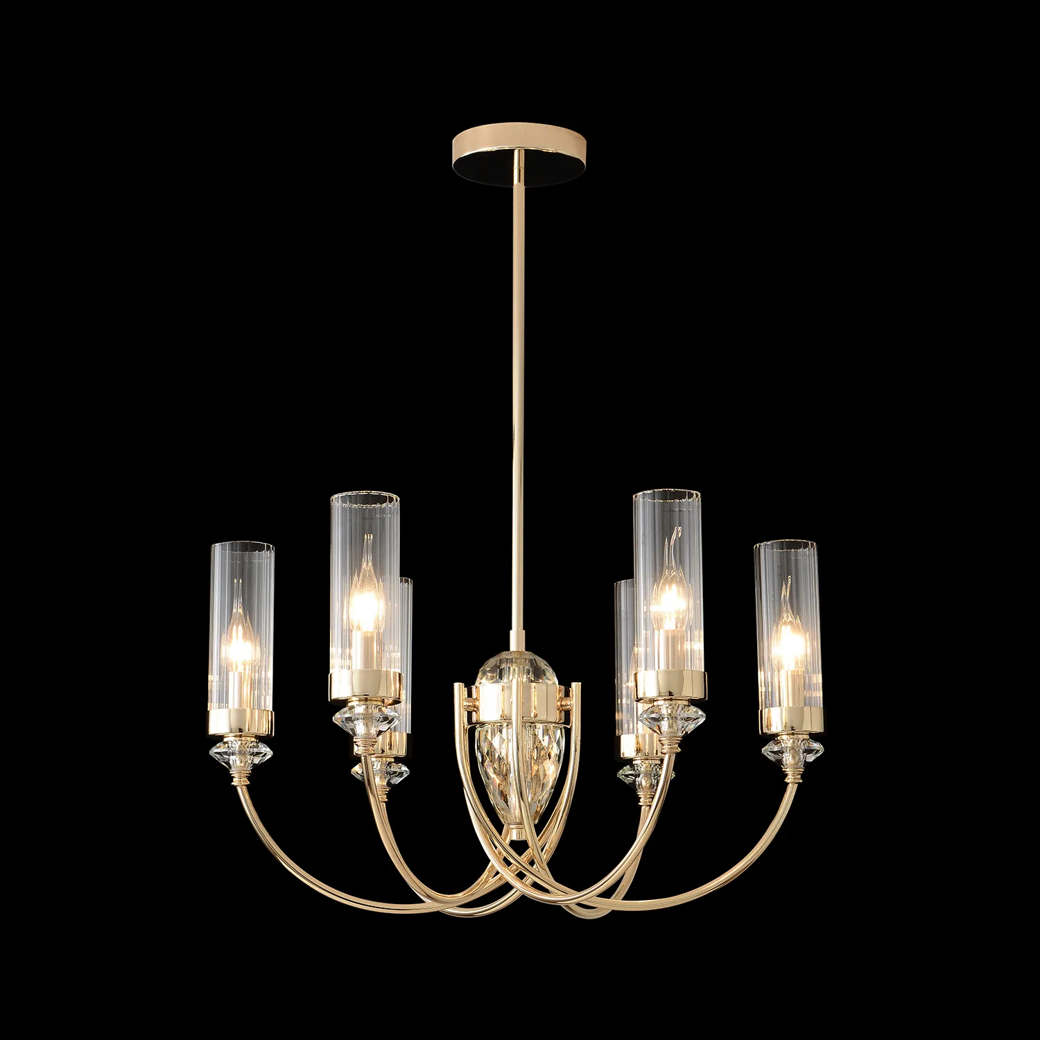 Люстра Crystal Lux SECRET SP6 GOLD