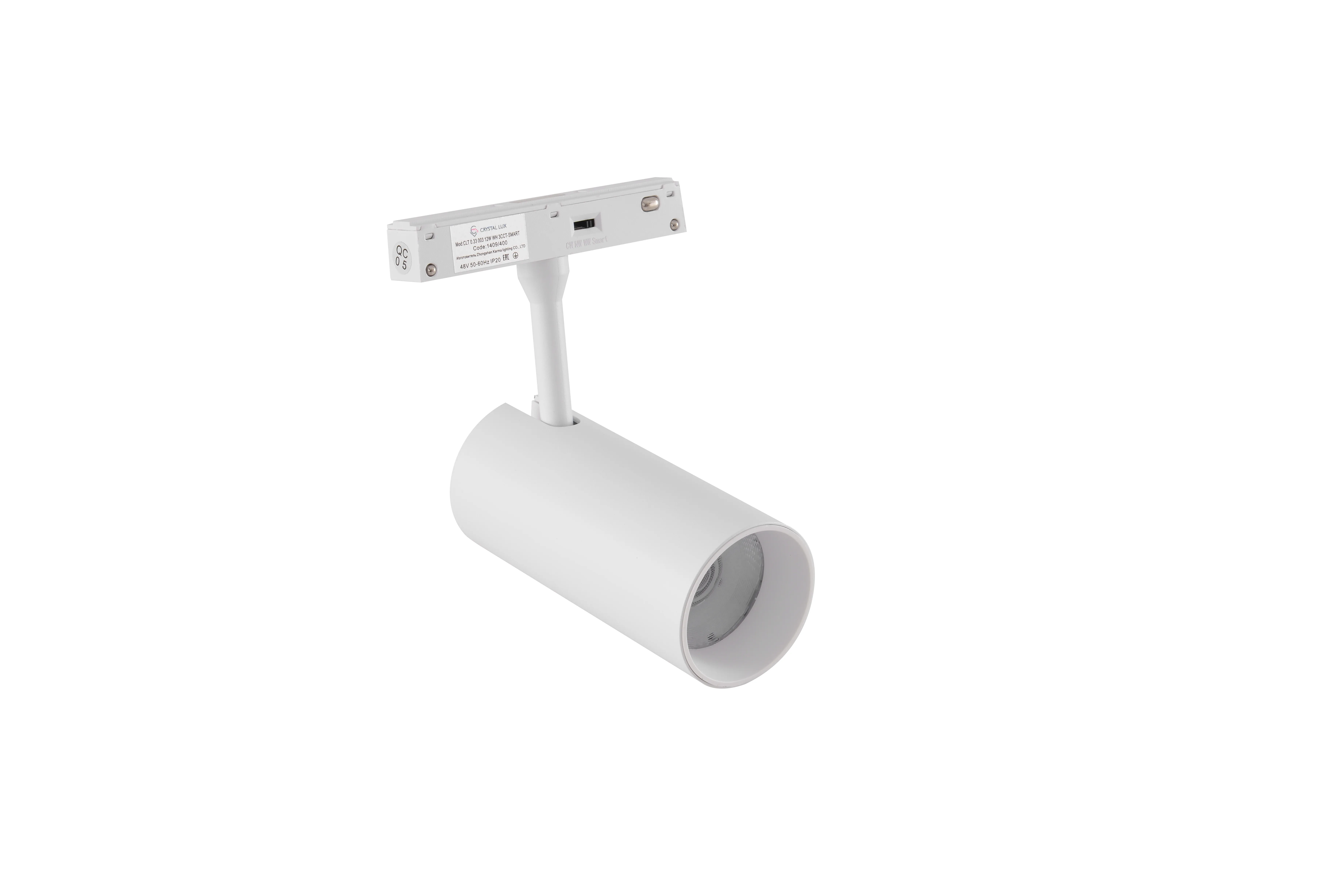 Светильник трековый магнитный Crystal Lux CLT 0.33 003 12W WH 3CCT-SMART