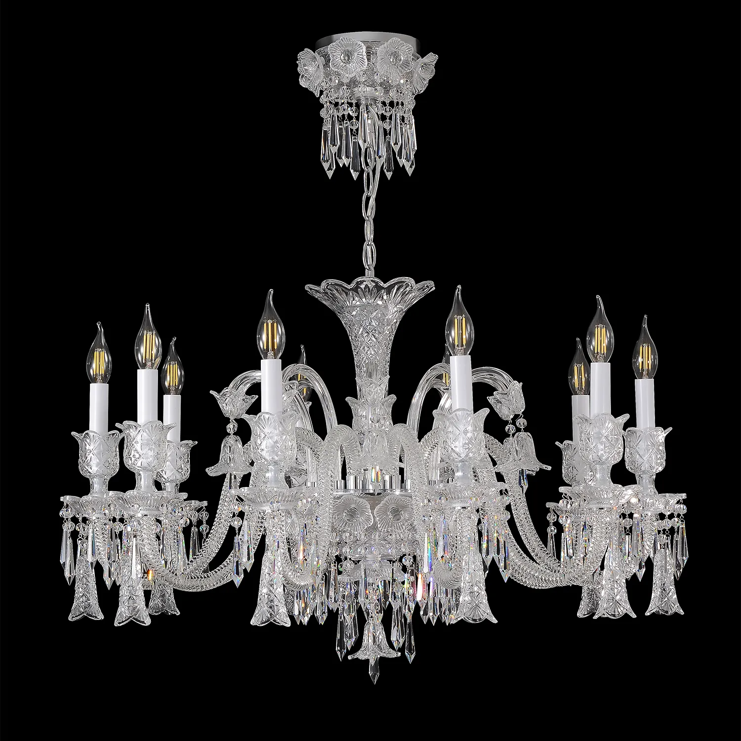 Люстра Crystal Lux VERSAILLES SP10 CHROME