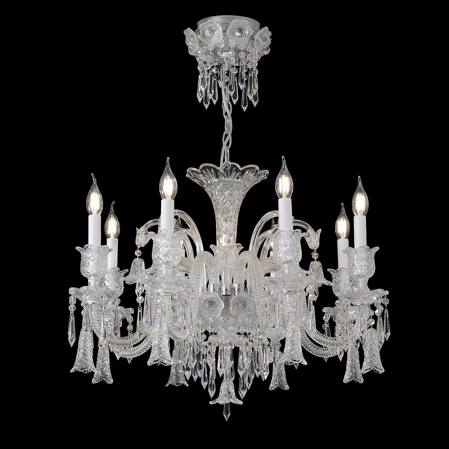 Люстра Crystal Lux VERSAILLES SP8 CHROME