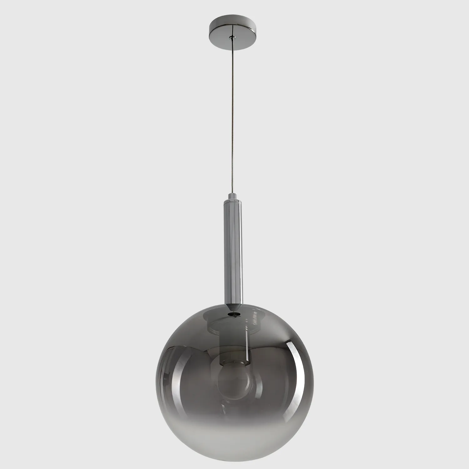 Светильник подвесной Crystal Lux ECLIPSE SP1 D200 CHROME