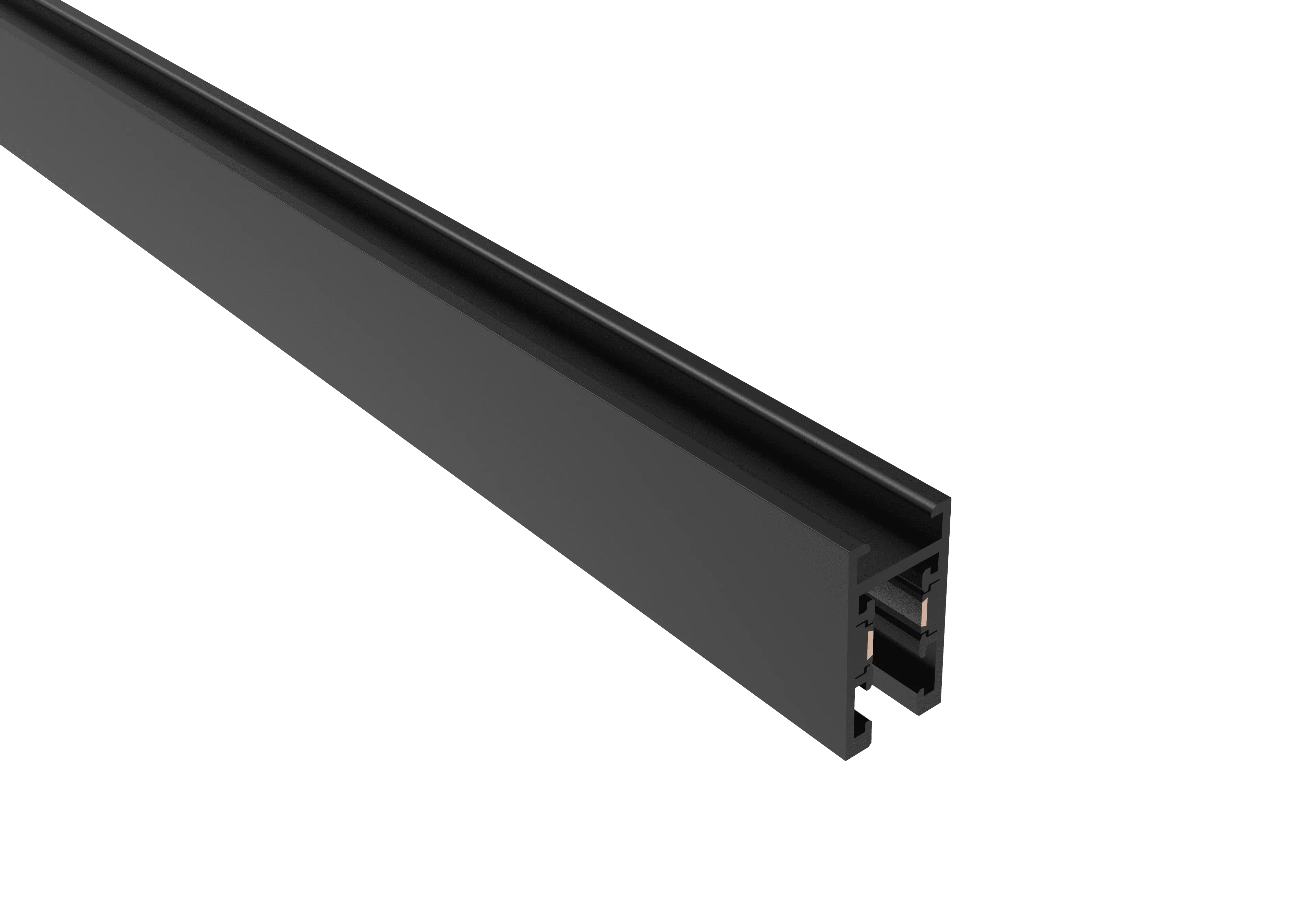 Шинопровод магнитный накладной Crystal Lux CLT 0.116 01 L2000 BL