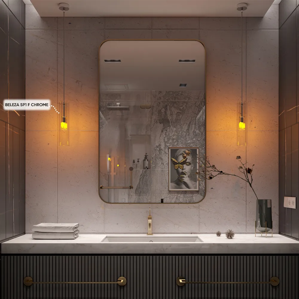 Светильник подвесной Crystal Lux BELEZA SP1 F CHROME