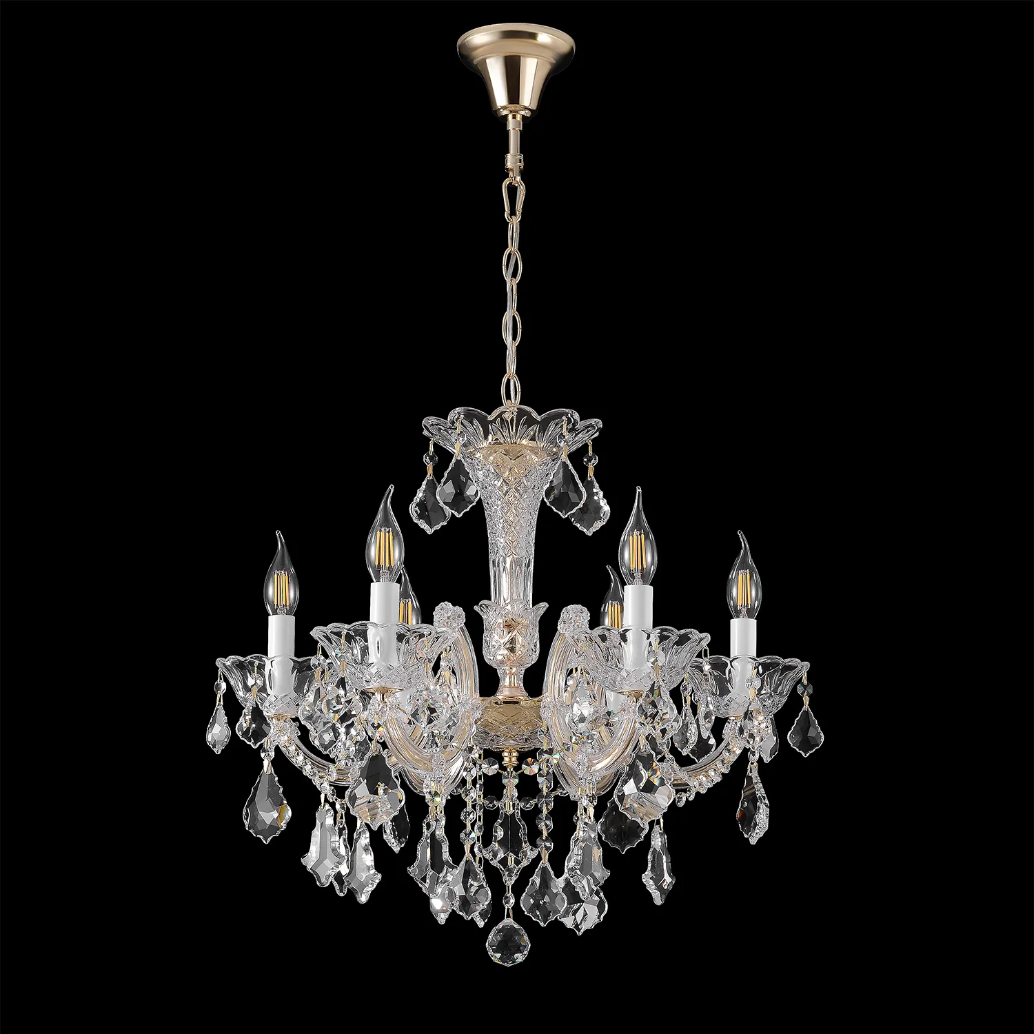 Люстра Crystal Lux CRISTELLE SP6 GOLD