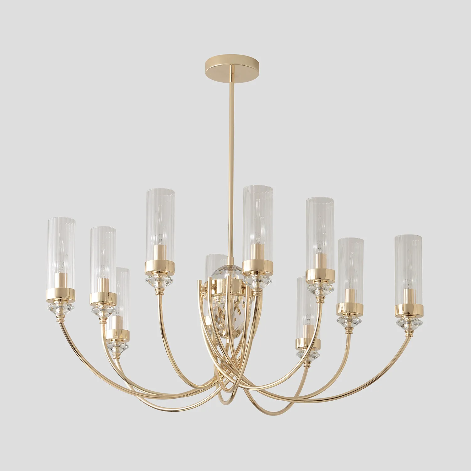 Люстра Crystal Lux SECRET SP10 GOLD