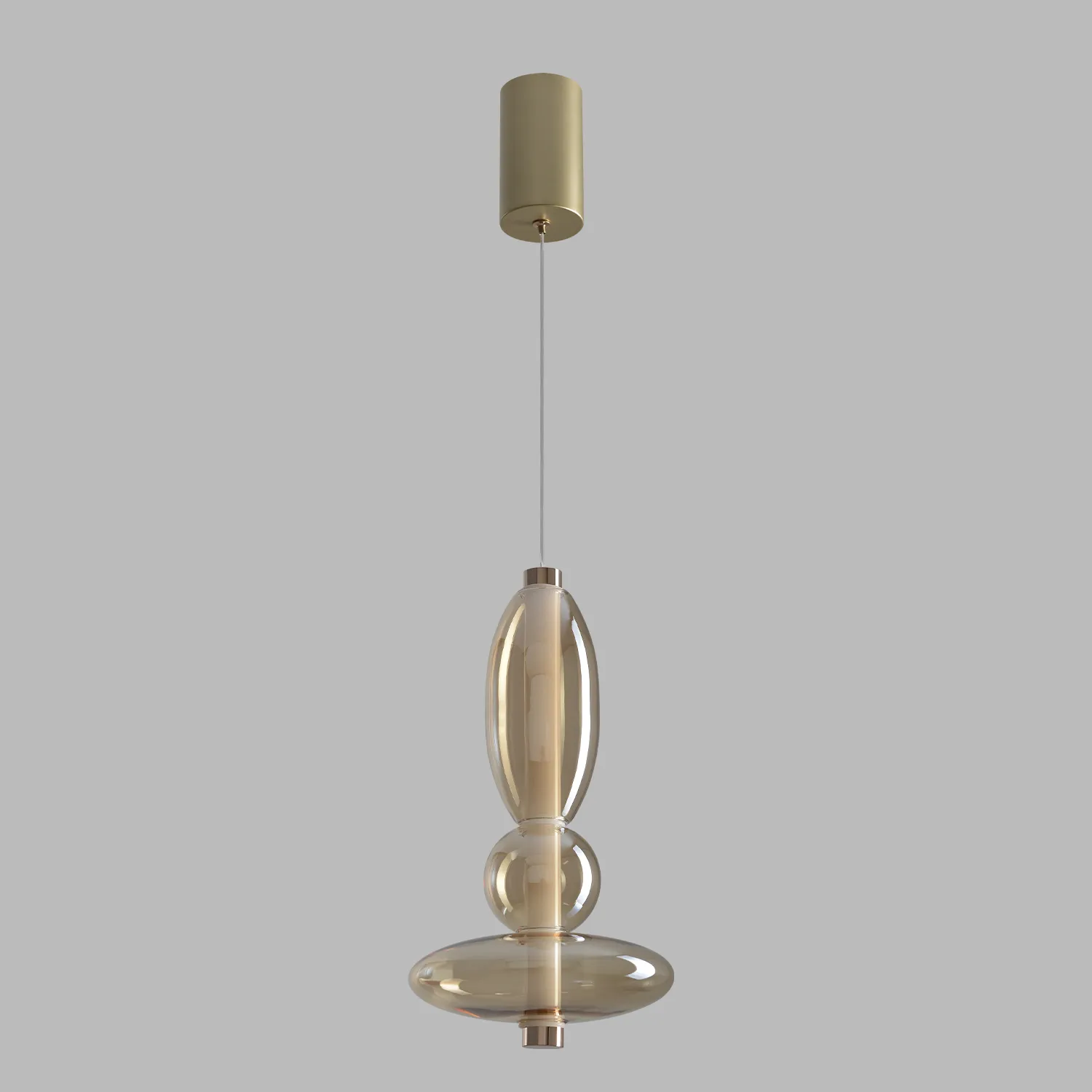 Светильник подвесной Crystal Lux QUASAR SP10W LED AMBER