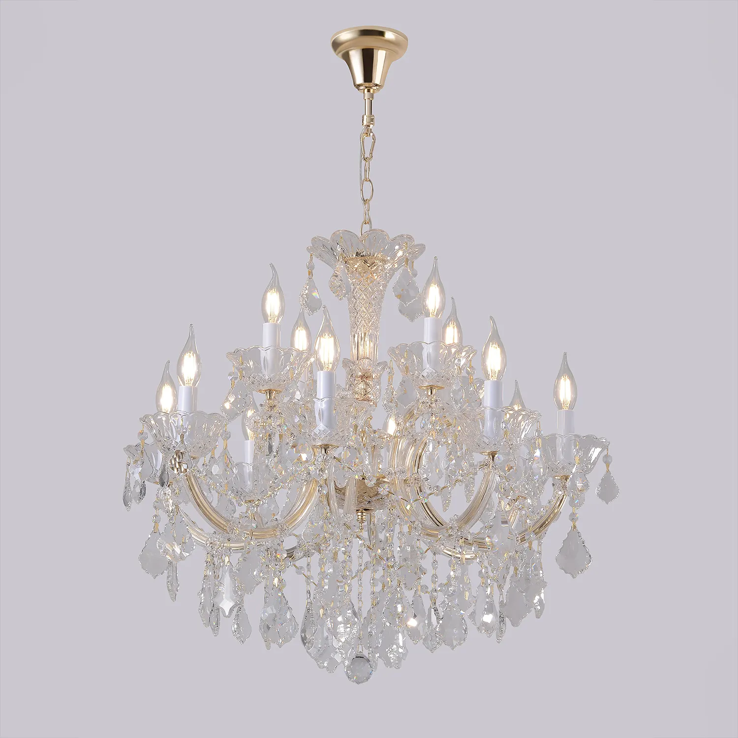 Люстра Crystal Lux CRISTELLE SP8+4 GOLD
