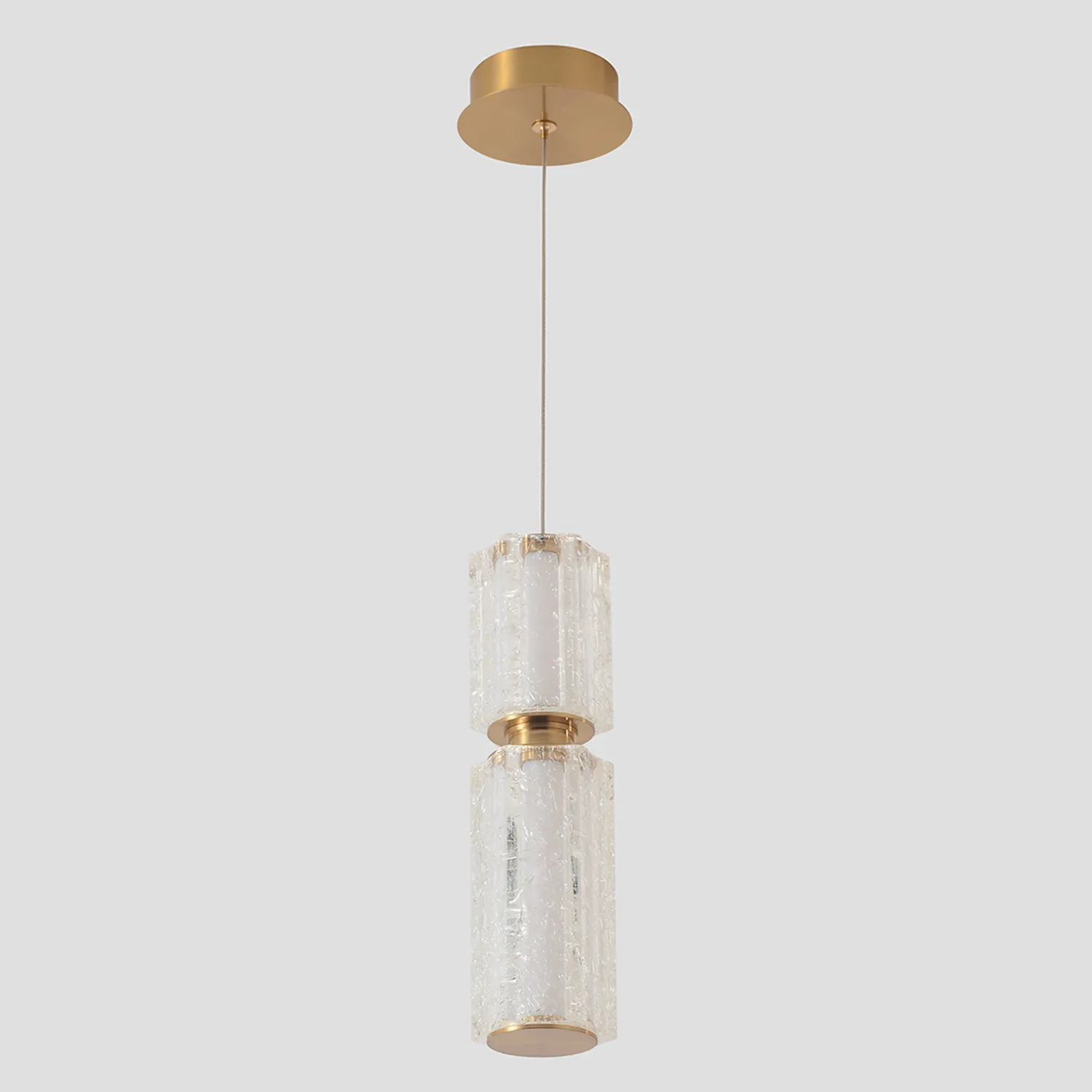 Светильник подвесной Crystal Lux ANTIQUE SP23W LED BRASS