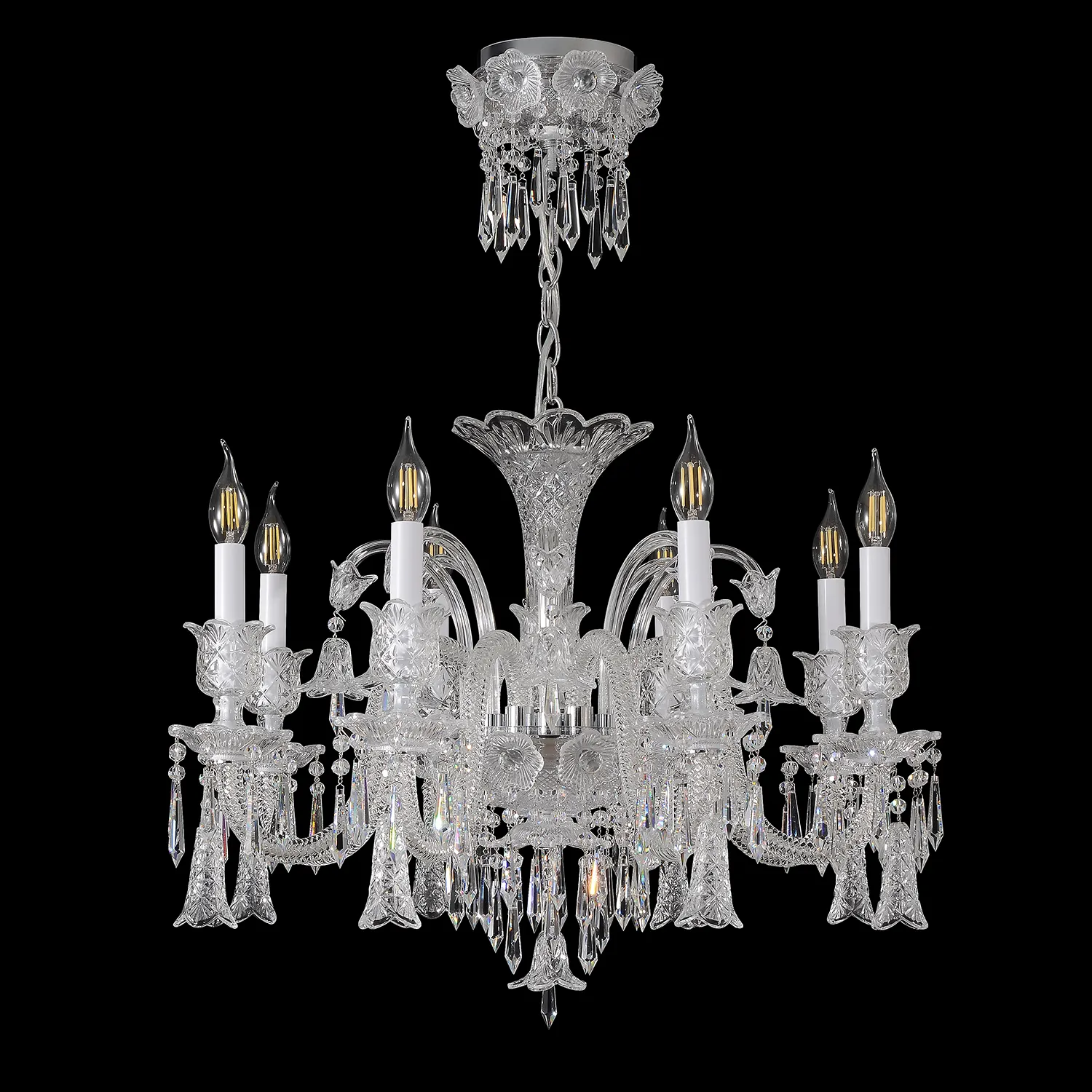 Люстра Crystal Lux VERSAILLES SP8 CHROME