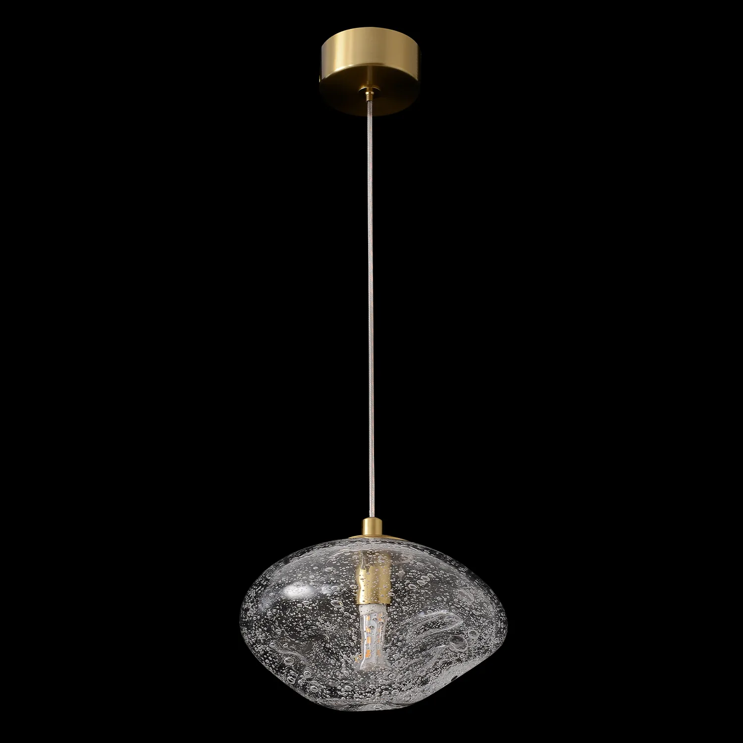 Светильник подвесной Crystal Lux FORMLESS SP1 TRANSPARENT