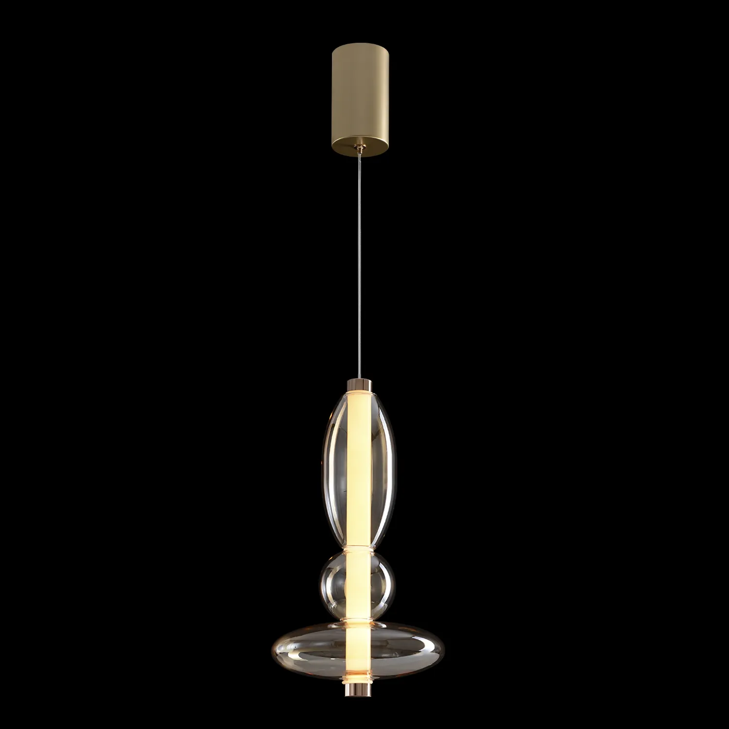 Светильник подвесной Crystal Lux QUASAR SP10W LED AMBER