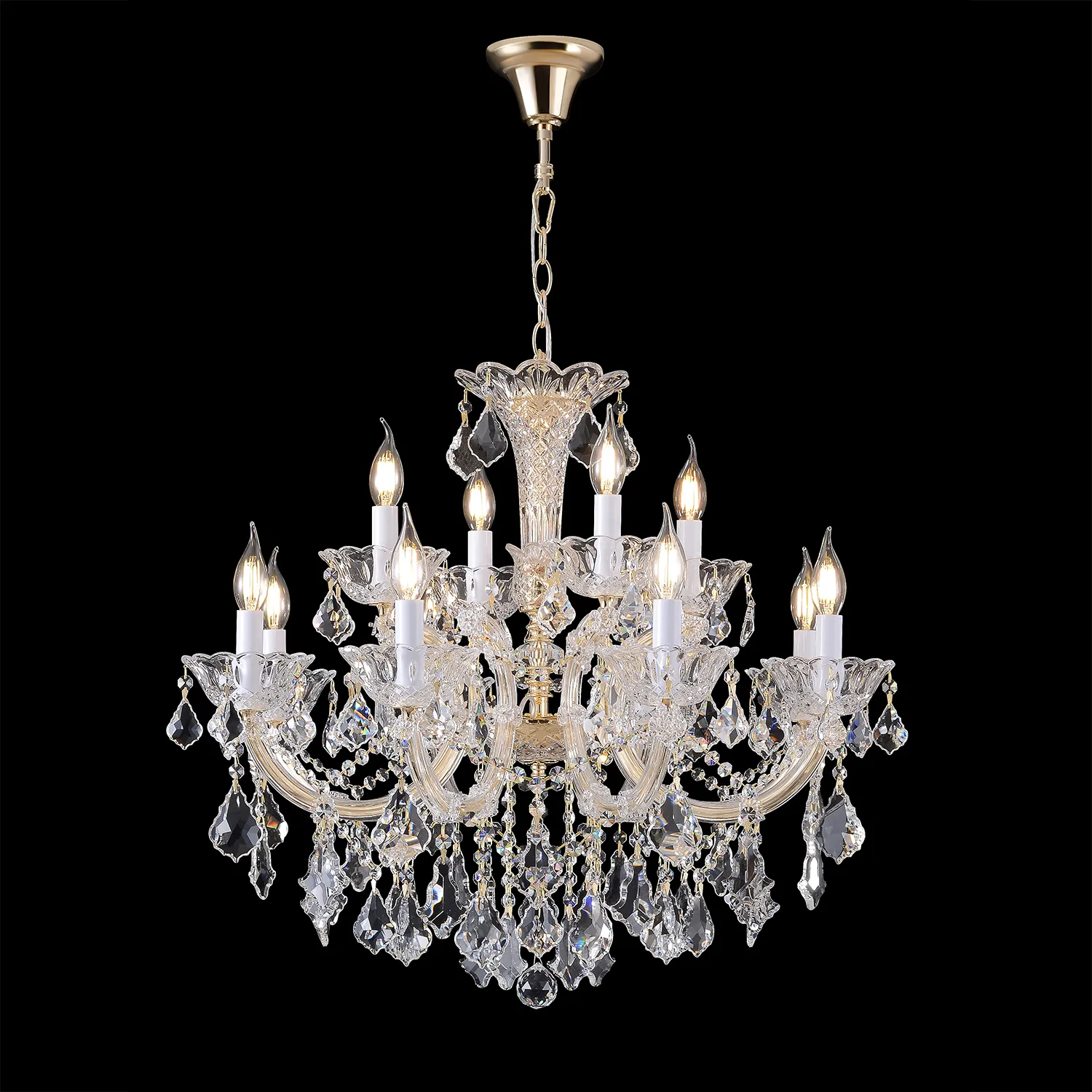 Люстра Crystal Lux CRISTELLE SP8+4 GOLD
