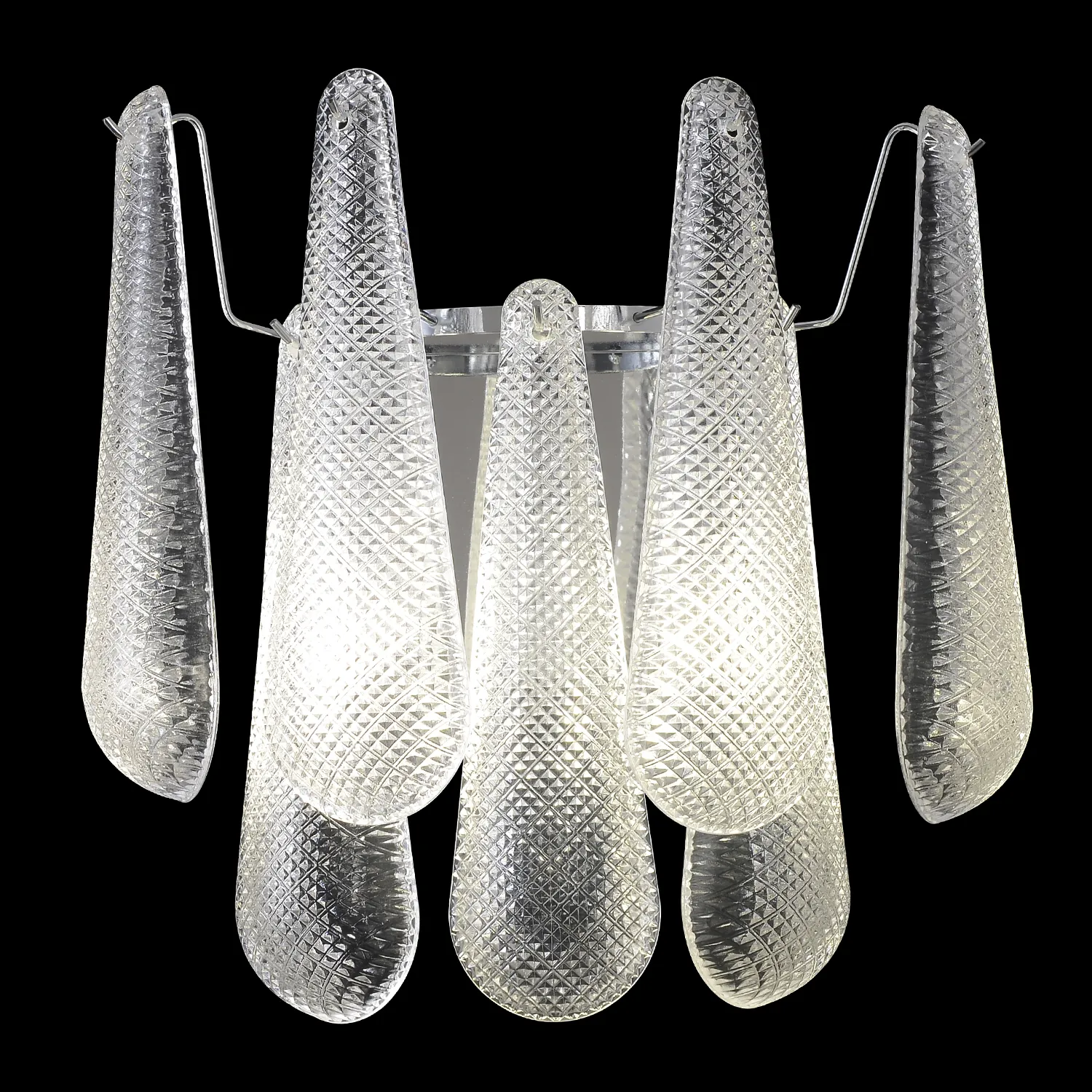 Люстра Crystal Lux FONTAIN AP2 CHROME