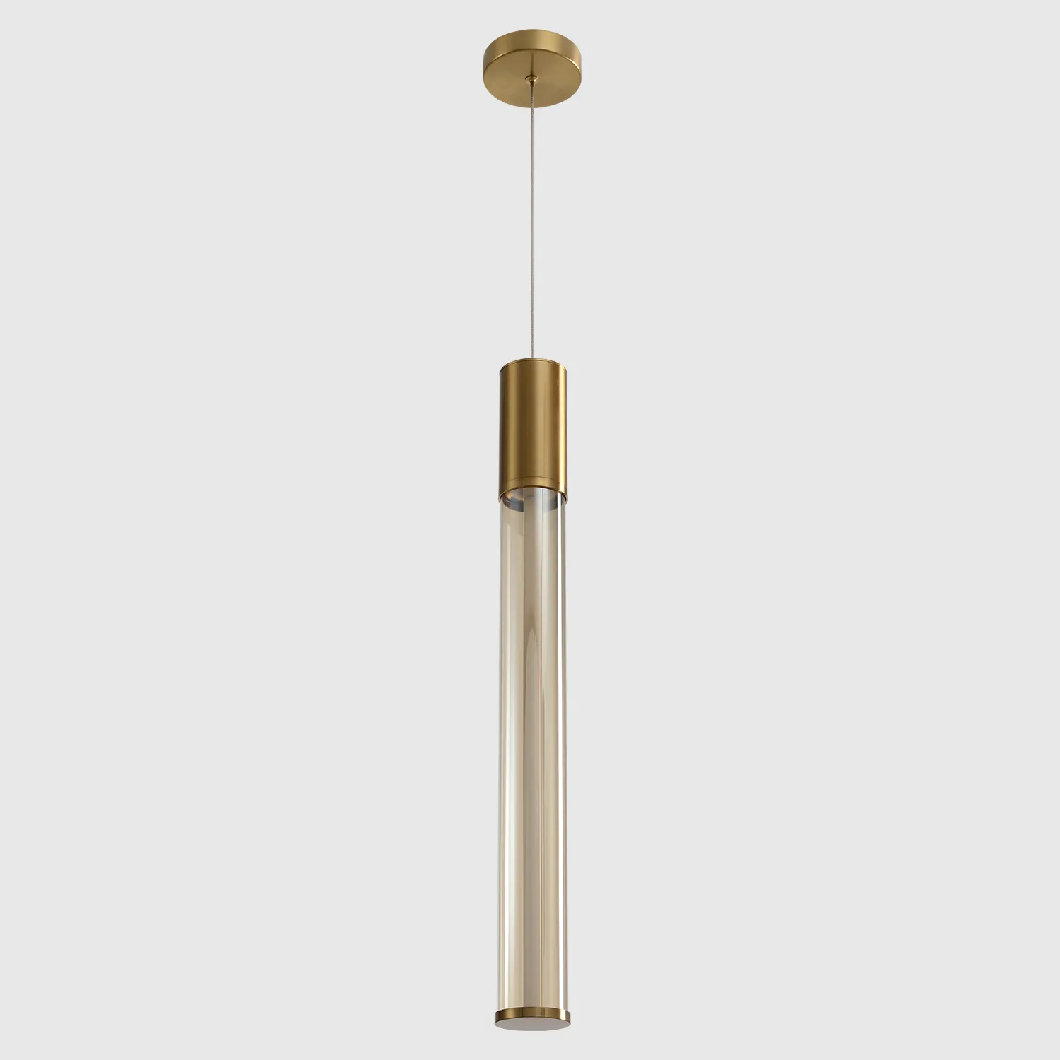 Светильник подвесной Crystal Lux LINEUP SP11W LED BRASS