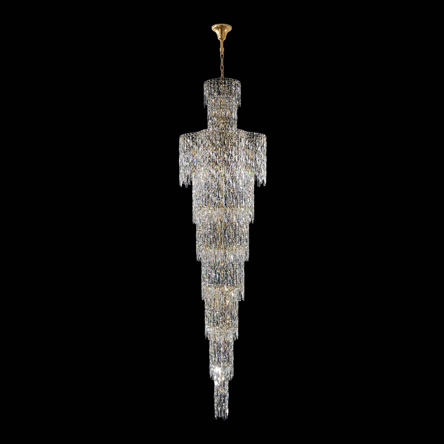 Люстра Crystal Lux ABRIL SP28 GOLD
