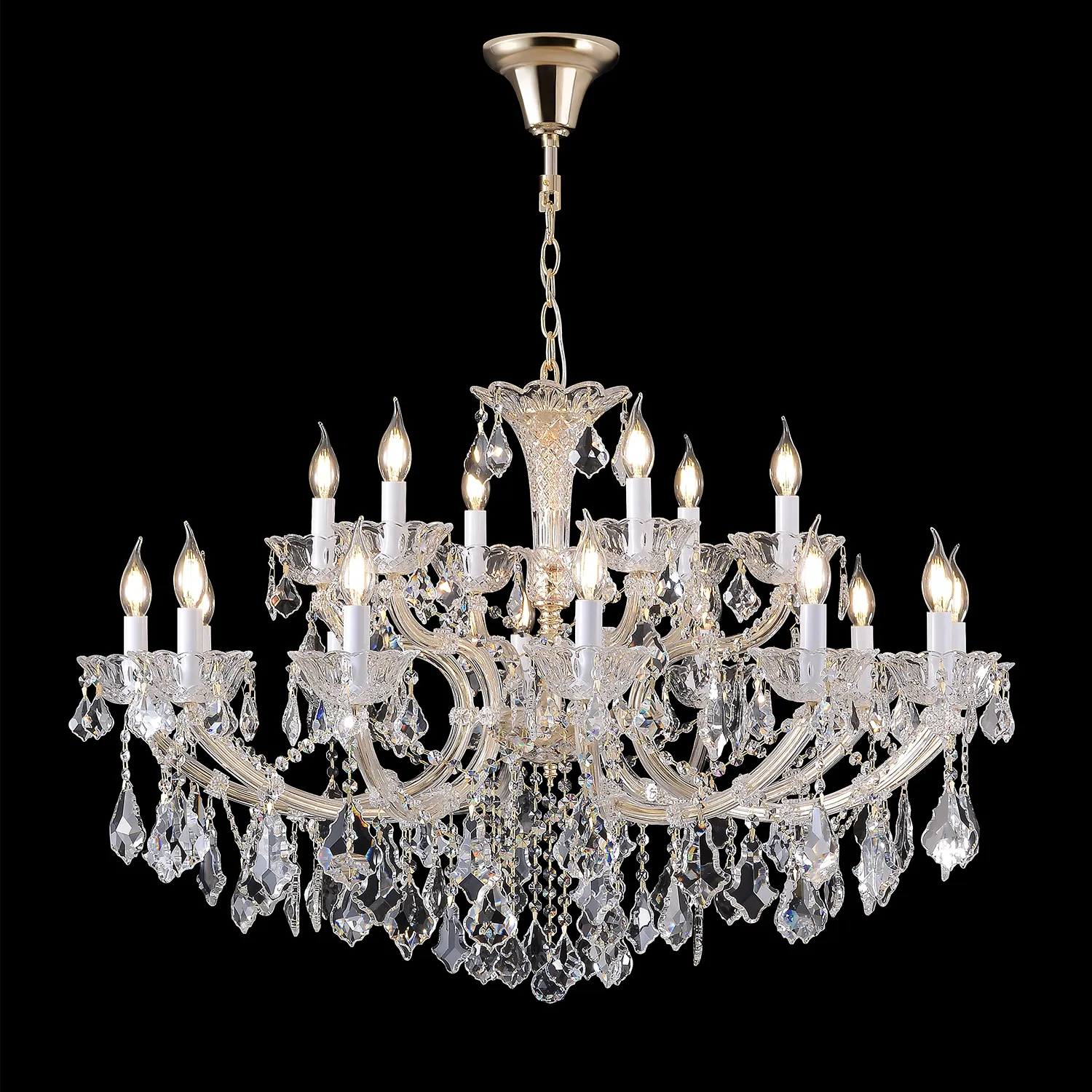 Люстра Crystal Lux CRISTELLE SP12+6 GOLD