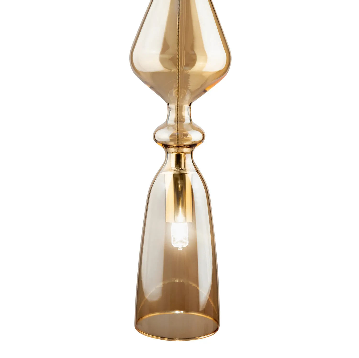 Светильник подвесной Crystal Lux LUX NEW SP1 B AMBER