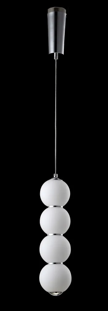 Светильник подвесной Crystal Lux DESI SP4 CHROME/WHITE