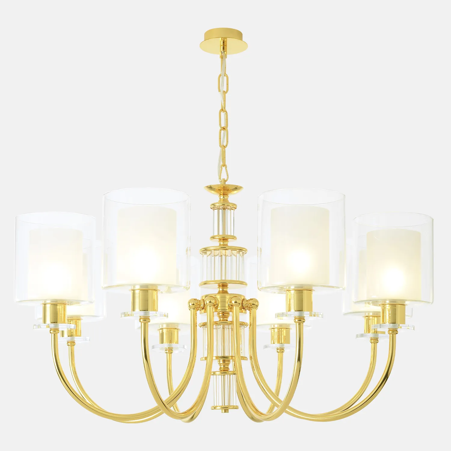 Люстра Crystal Lux ELENA SP8 GOLD