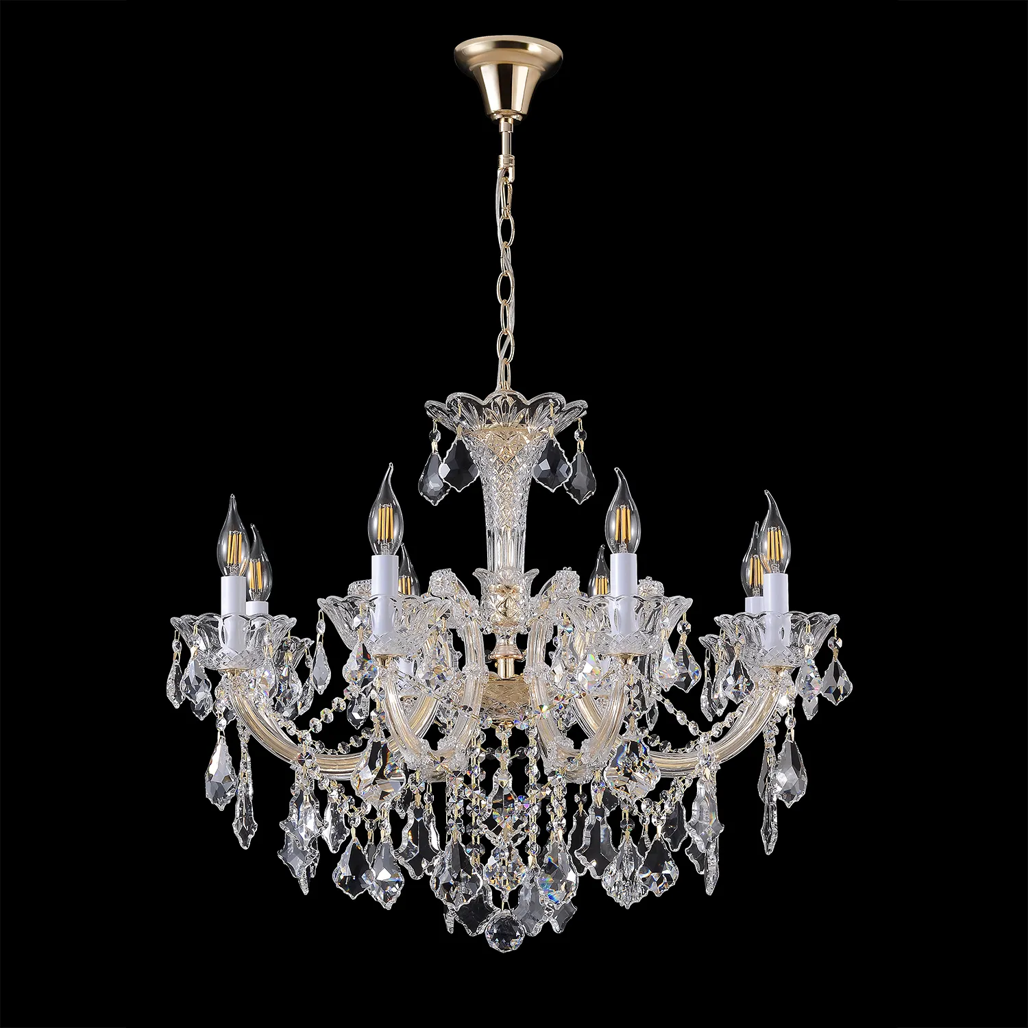 Люстра Crystal Lux CRISTELLE SP8 GOLD