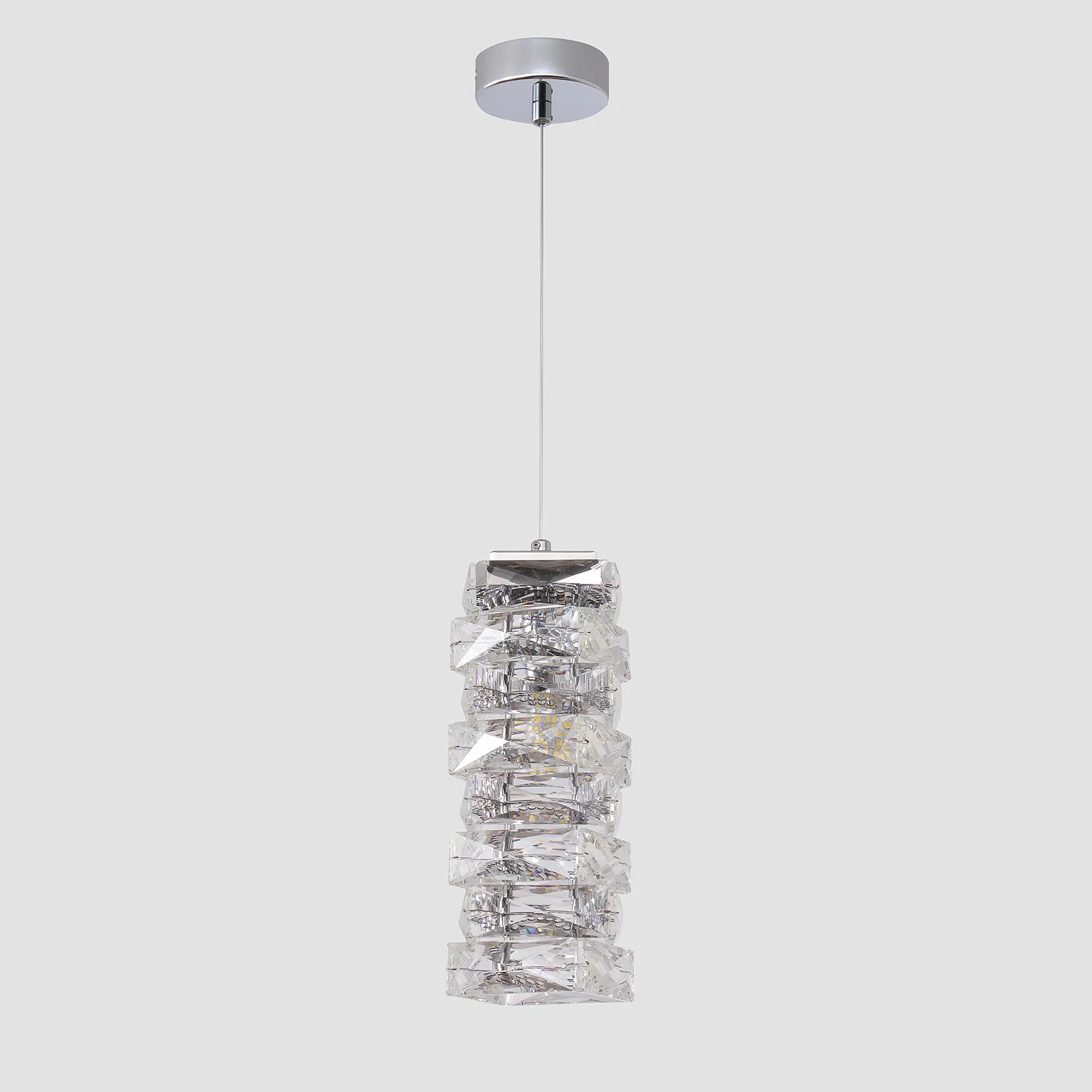 Светильник подвесной Crystal Lux ROLANDO SP1.3 CHROME