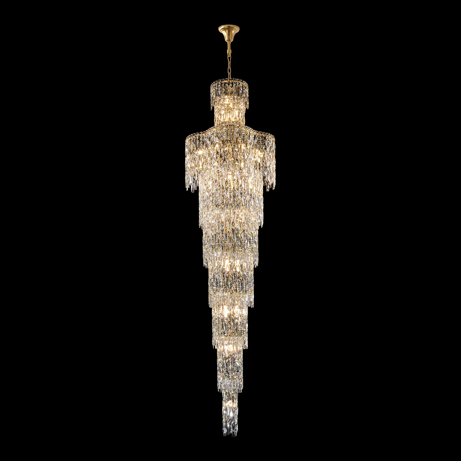 Люстра Crystal Lux ABRIL SP28 GOLD