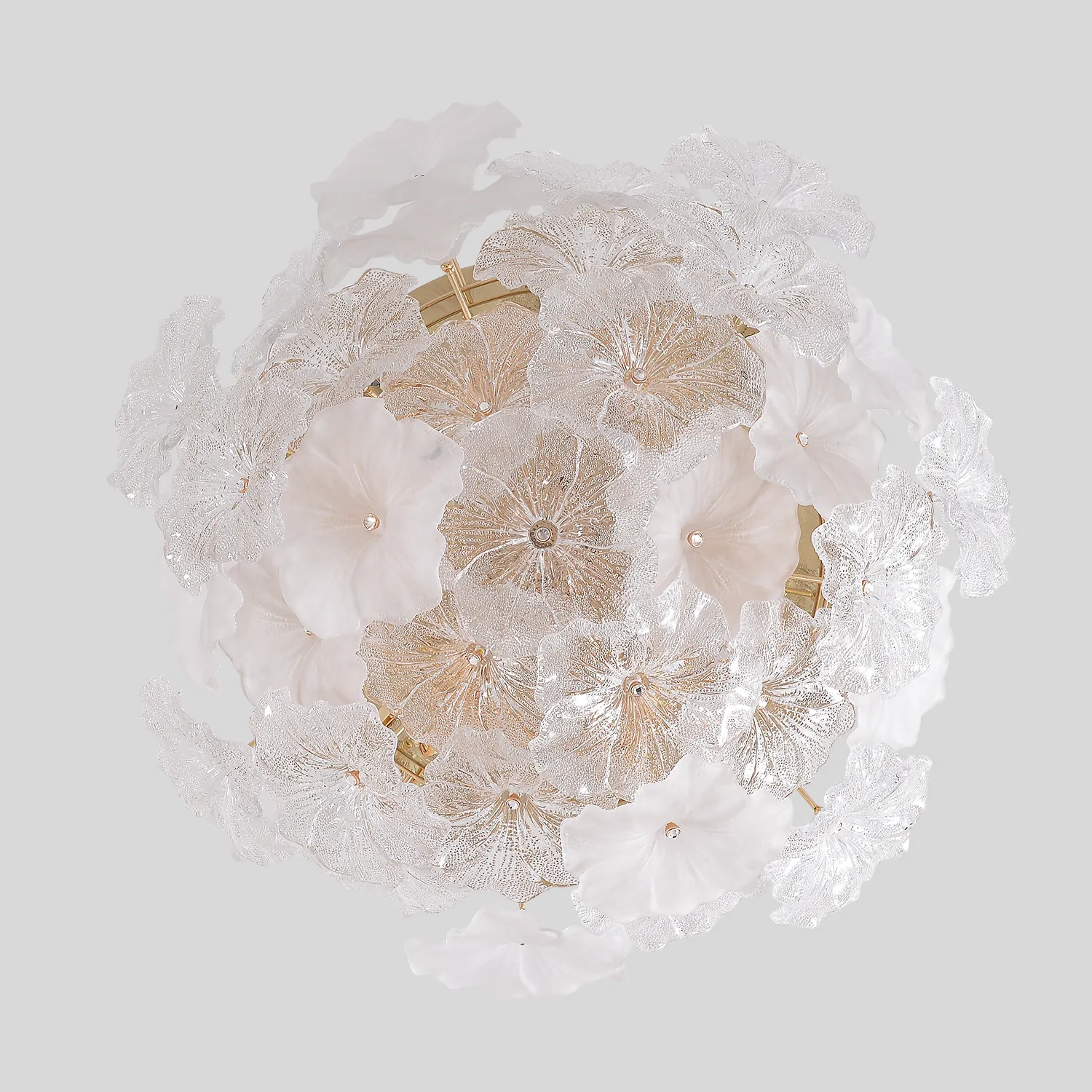 Светильник потолочный Crystal Lux MAGNOLIA PL12 GOLD