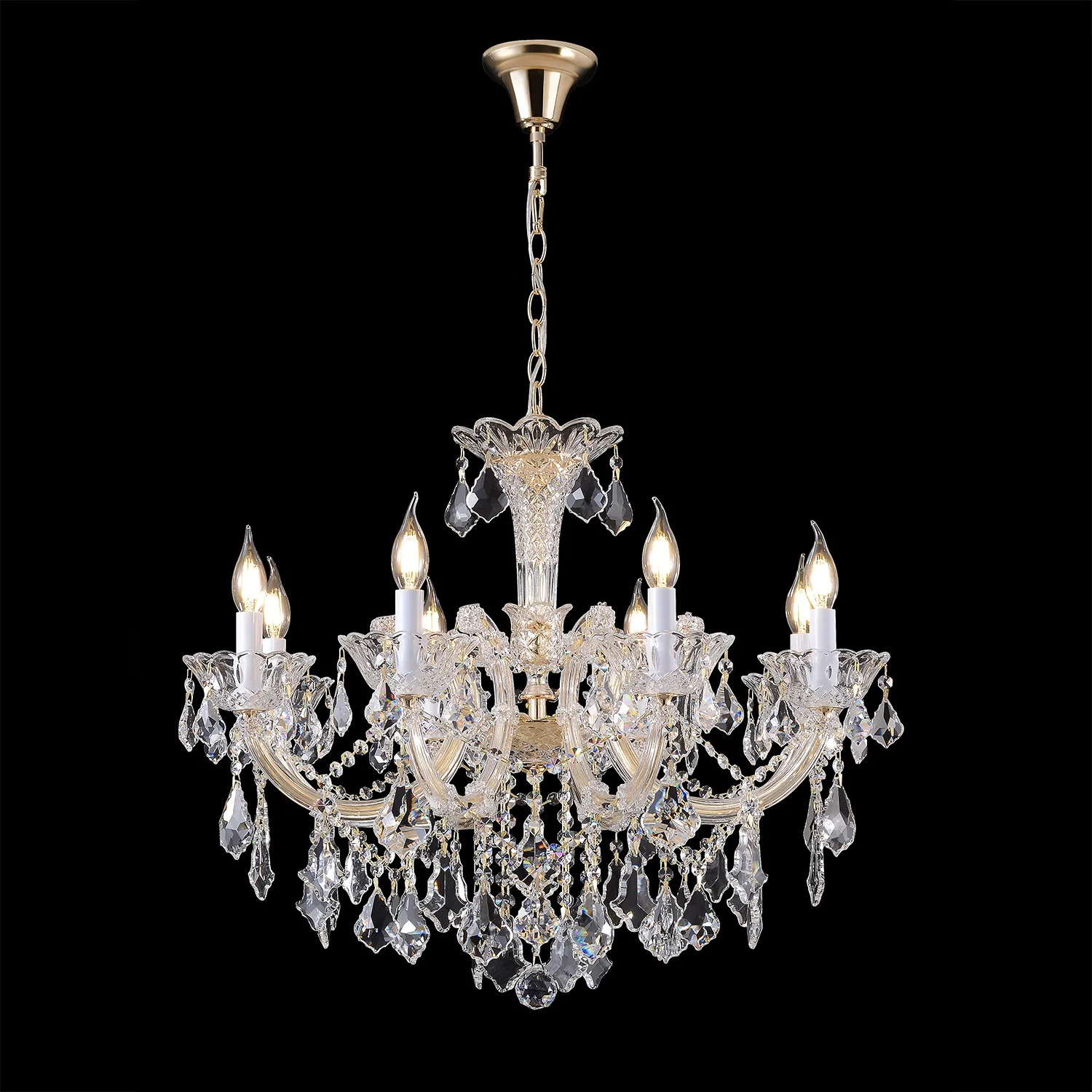 Люстра Crystal Lux CRISTELLE SP8 GOLD