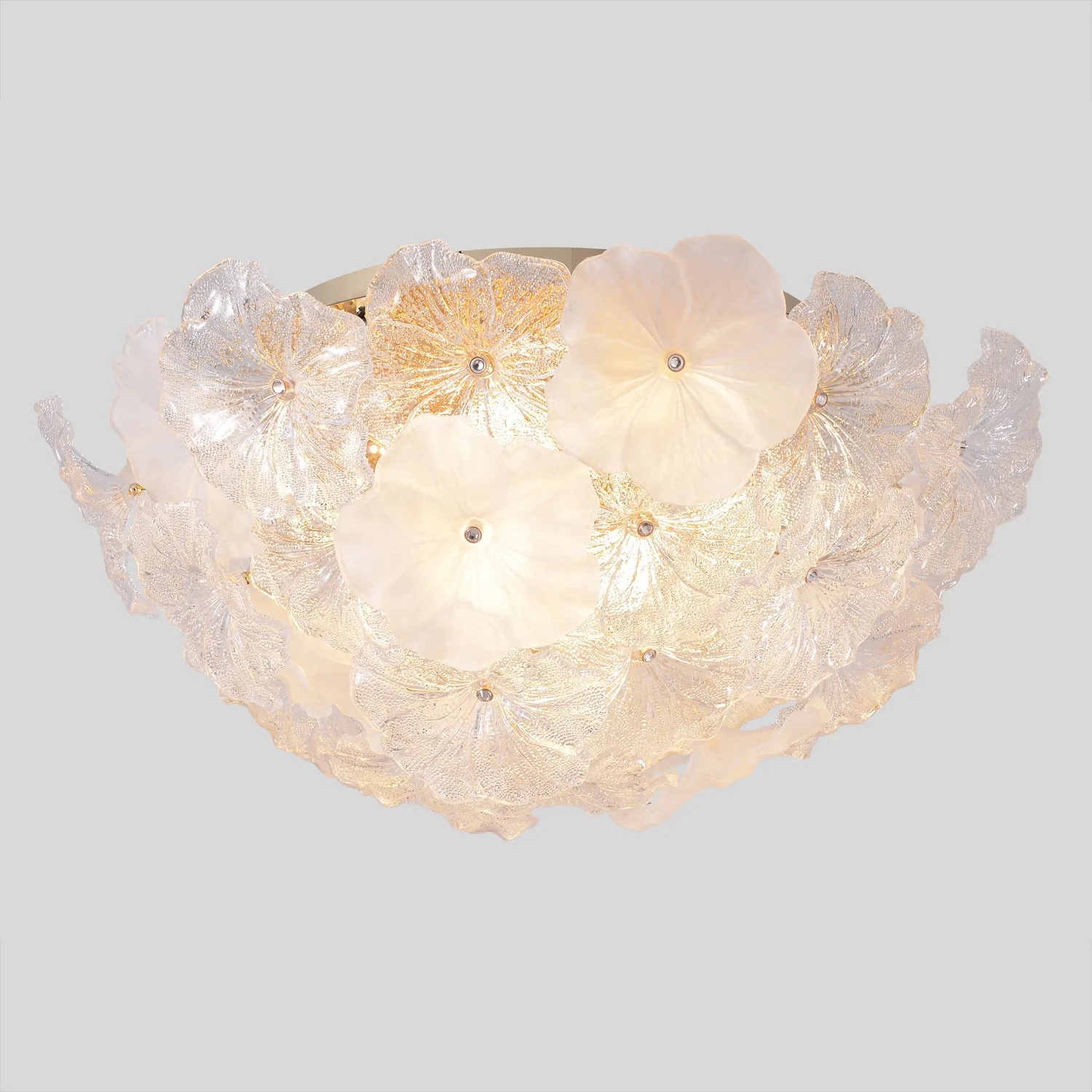 Светильник потолочный Crystal Lux MAGNOLIA PL12 GOLD