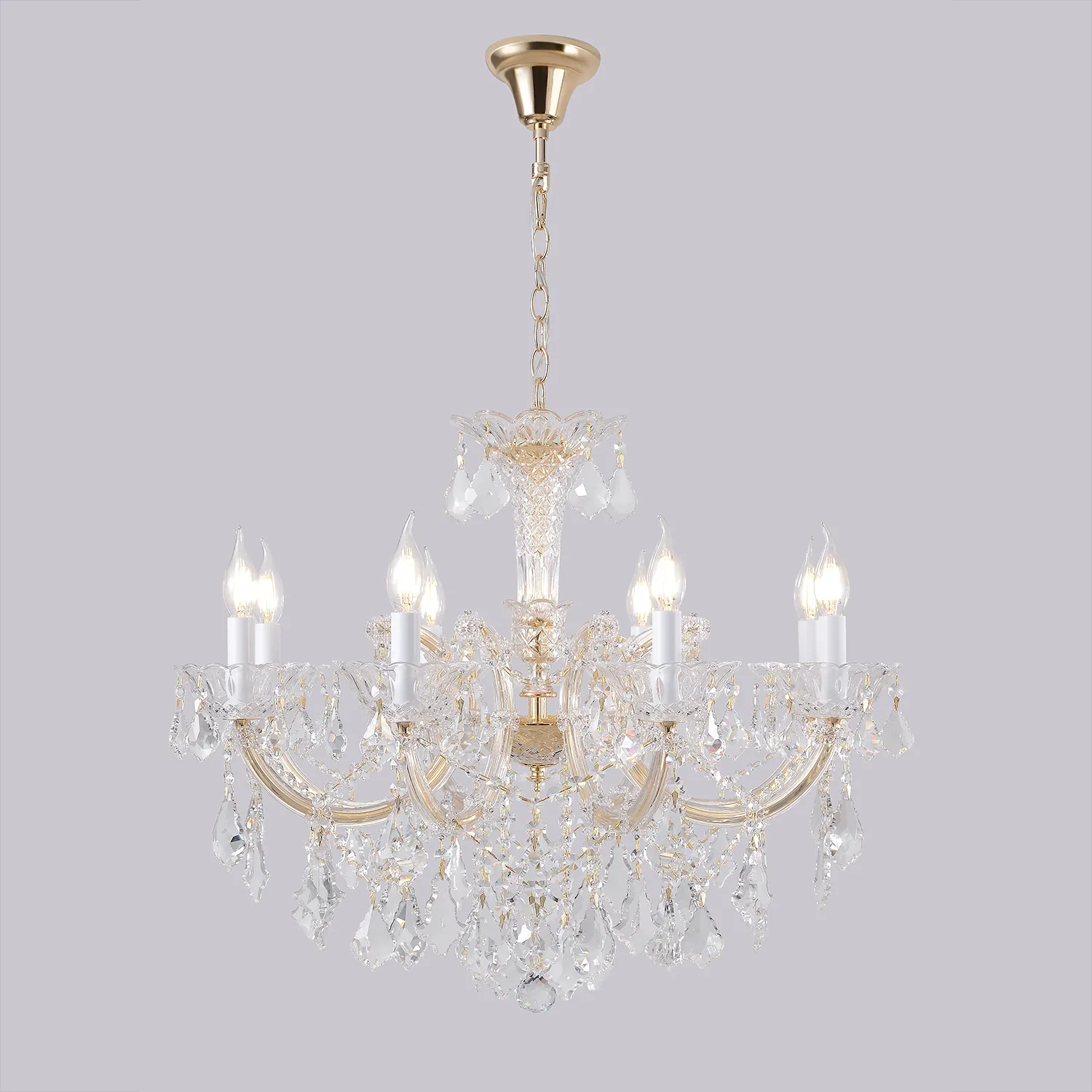 Люстра Crystal Lux CRISTELLE SP8 GOLD