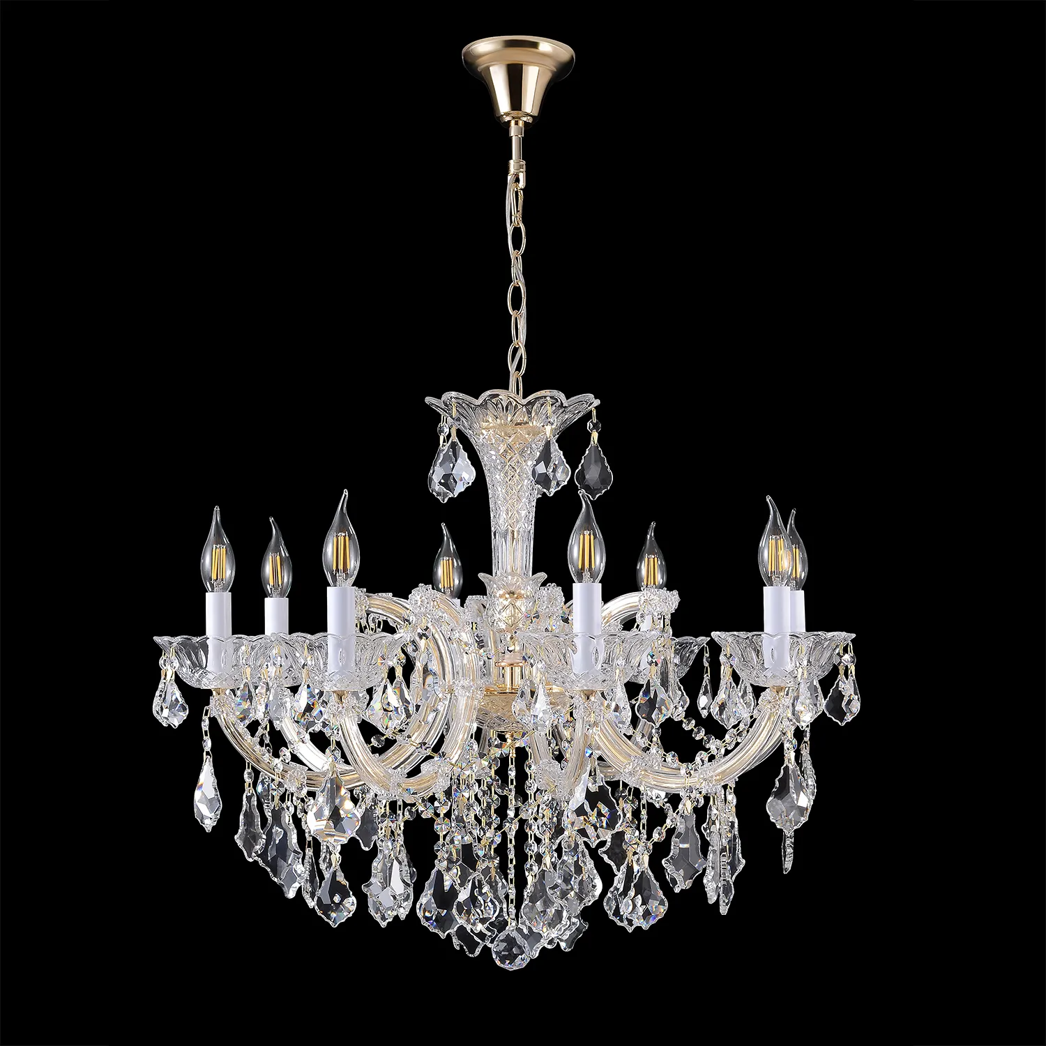 Люстра Crystal Lux CRISTELLE SP8 GOLD