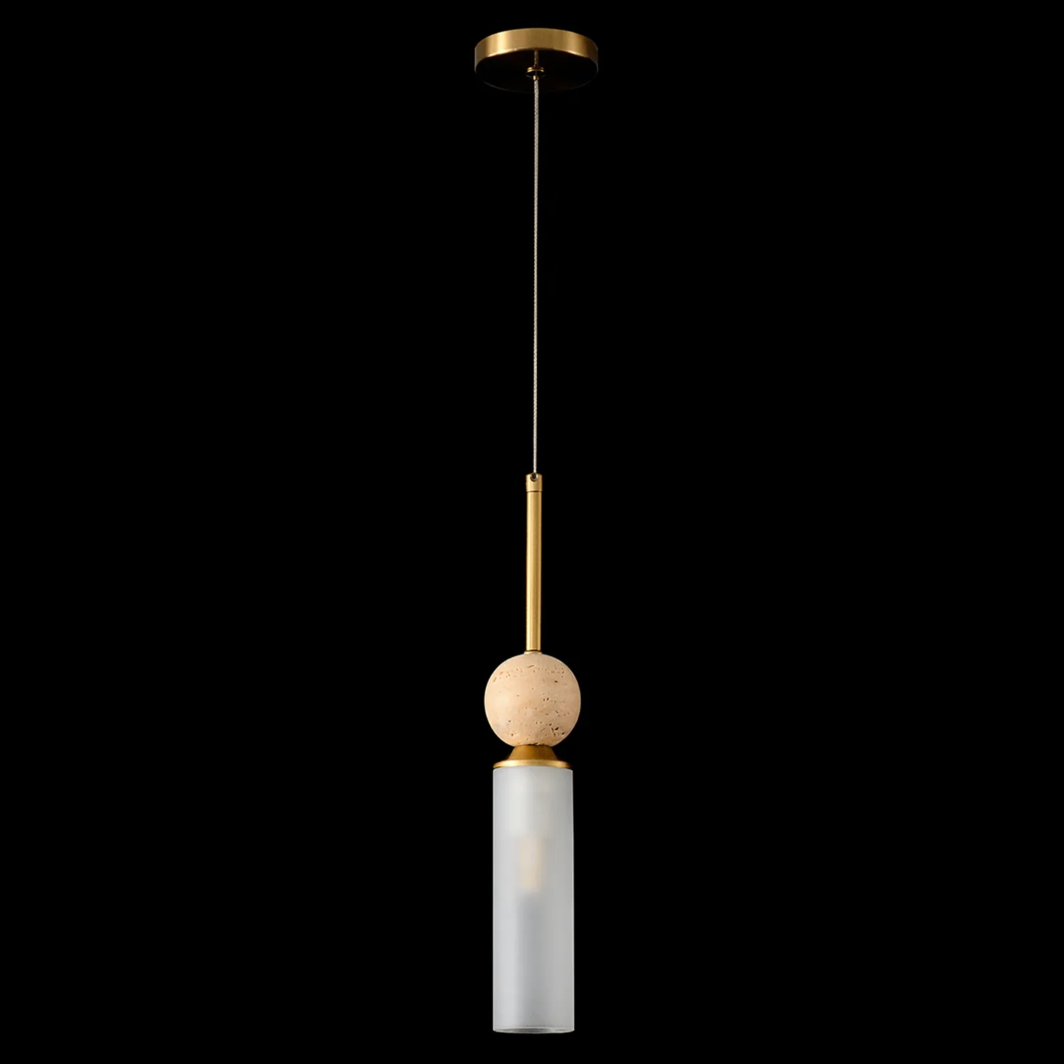 Светильник подвесной Crystal Lux SIMPLY SP1 BRASS