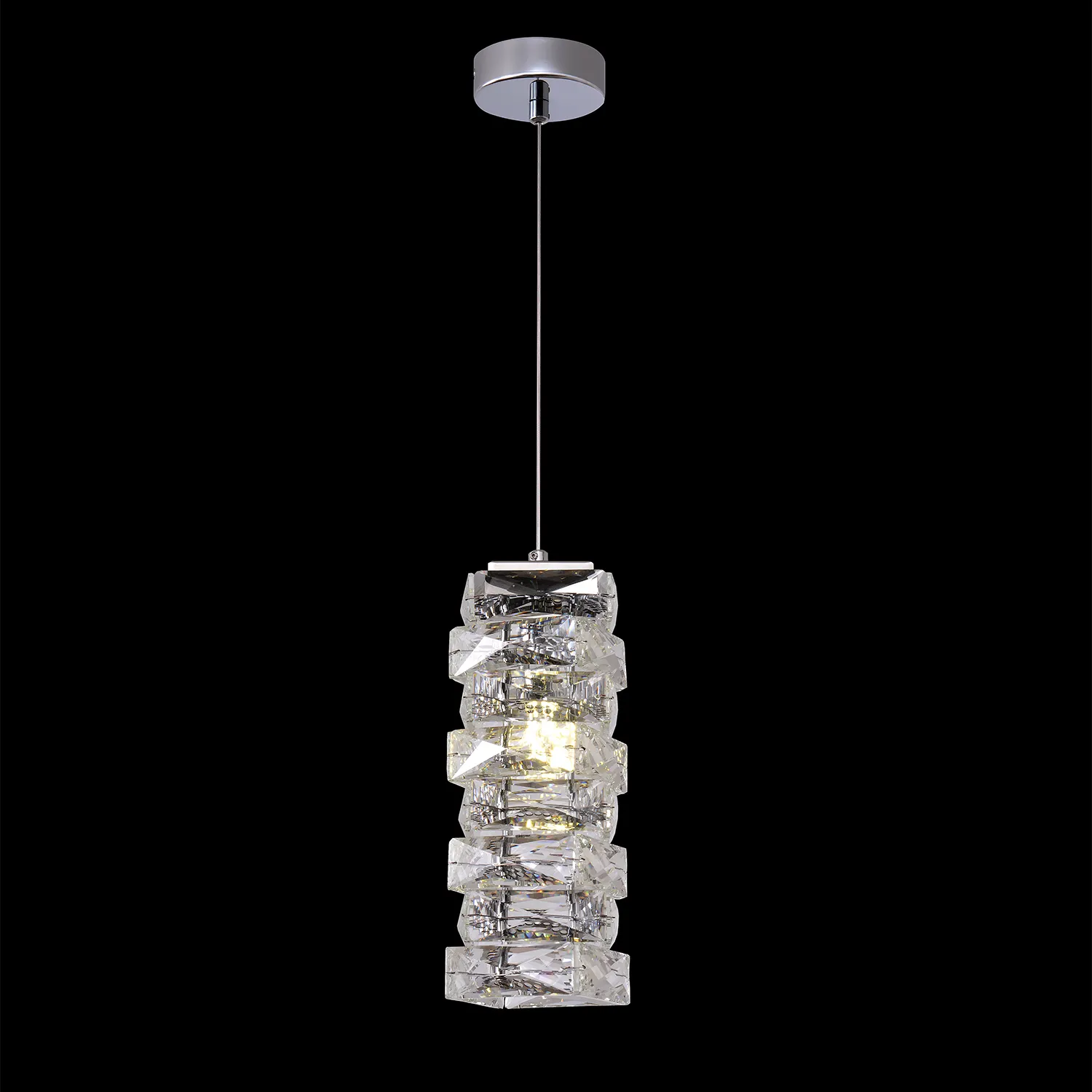 Светильник подвесной Crystal Lux ROLANDO SP1.3 CHROME