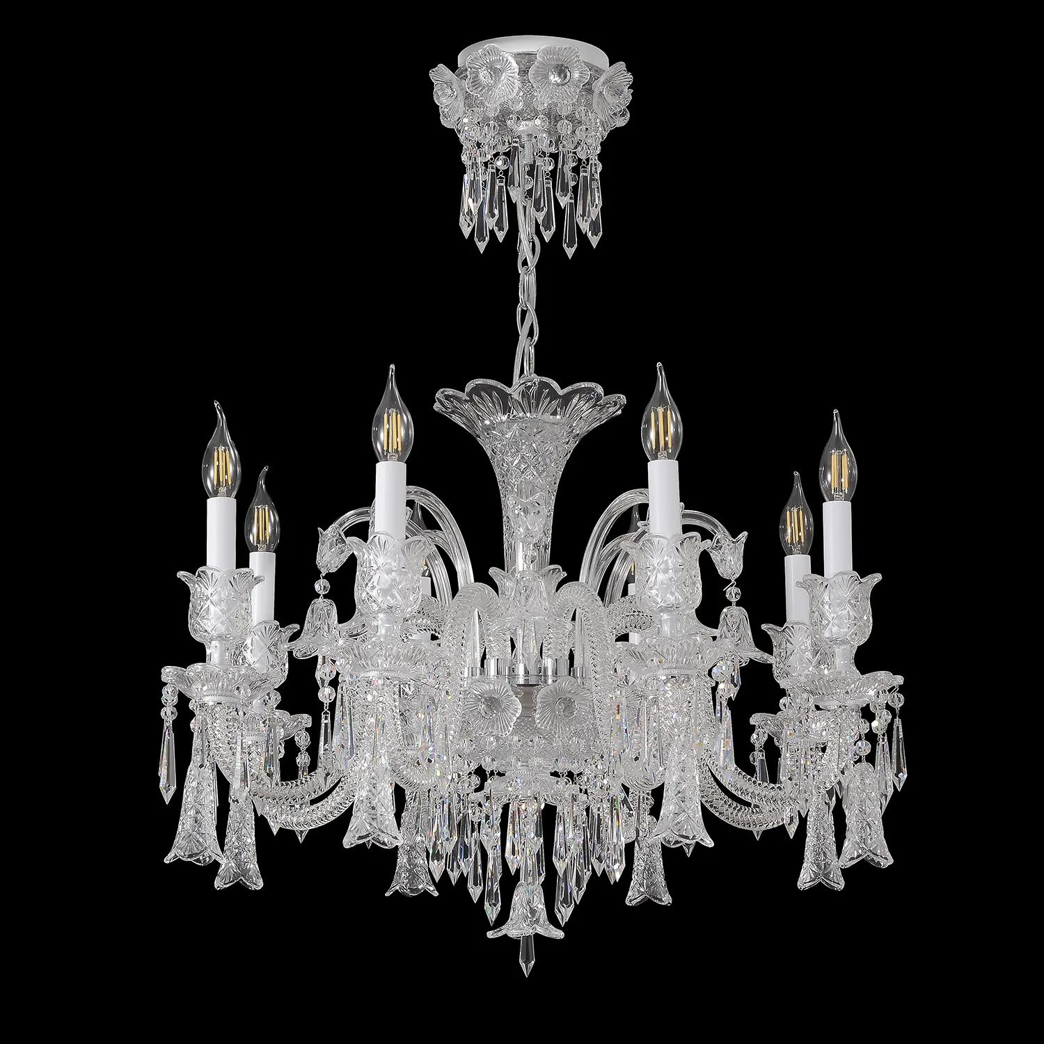 Люстра Crystal Lux VERSAILLES SP8 CHROME