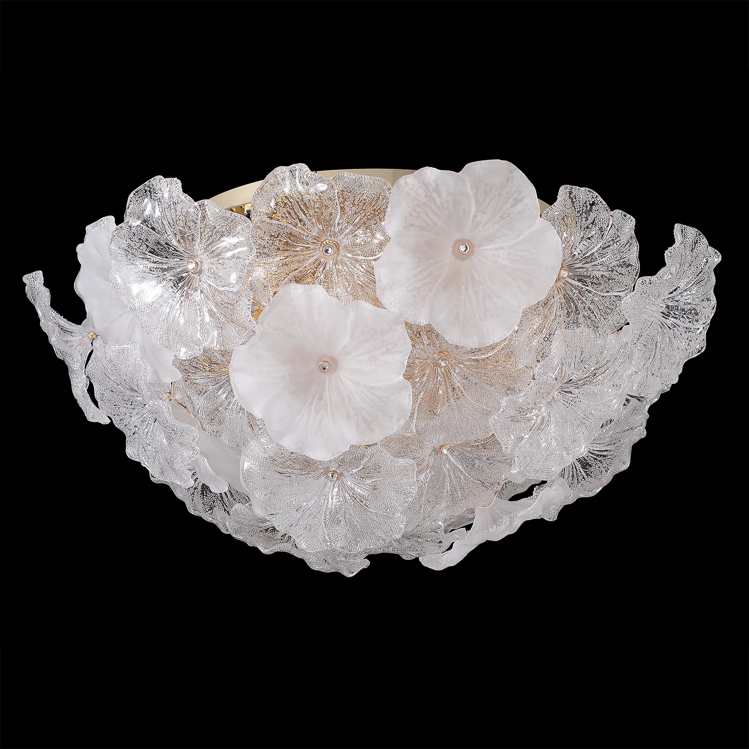 Светильник потолочный Crystal Lux MAGNOLIA PL12 GOLD