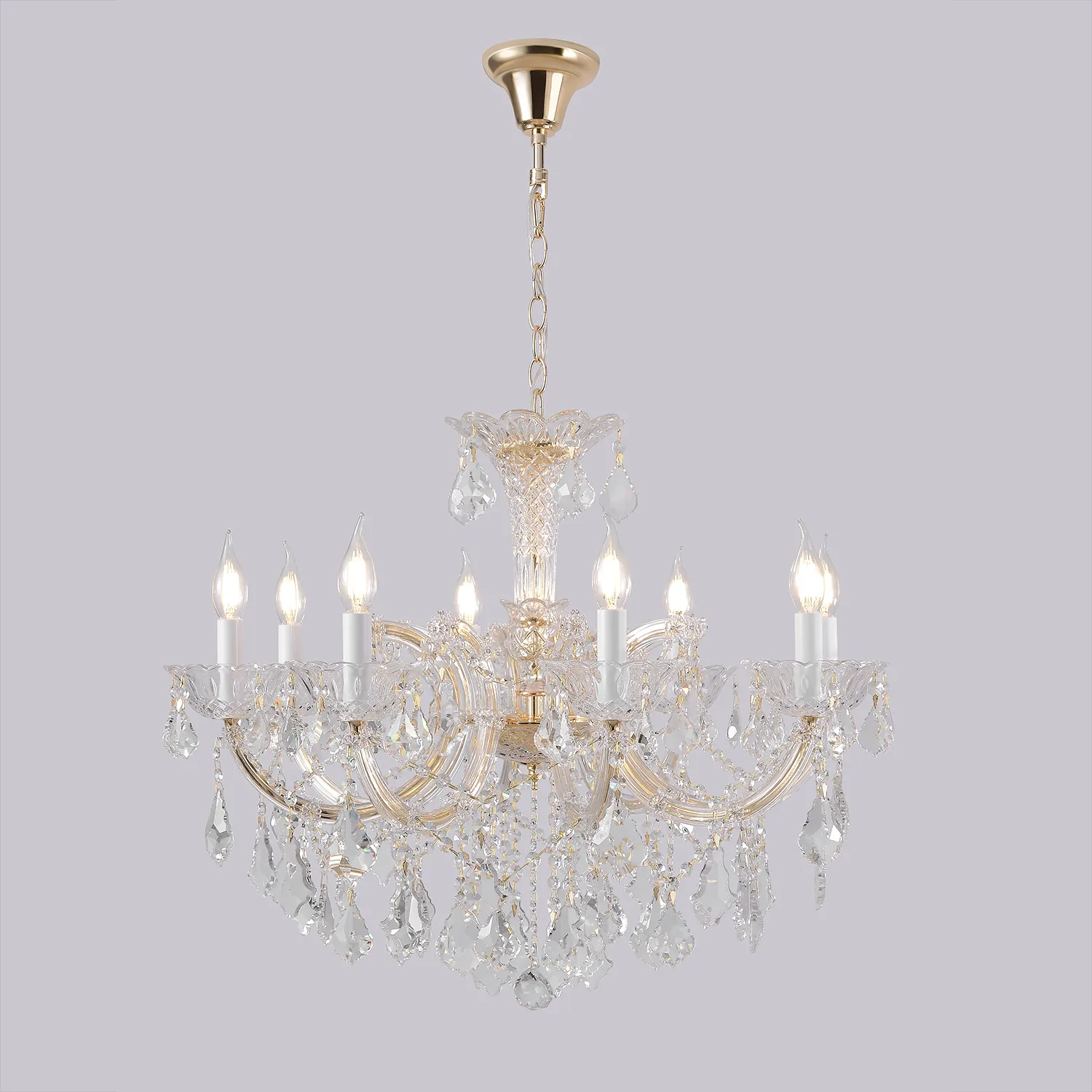 Люстра Crystal Lux CRISTELLE SP8 GOLD