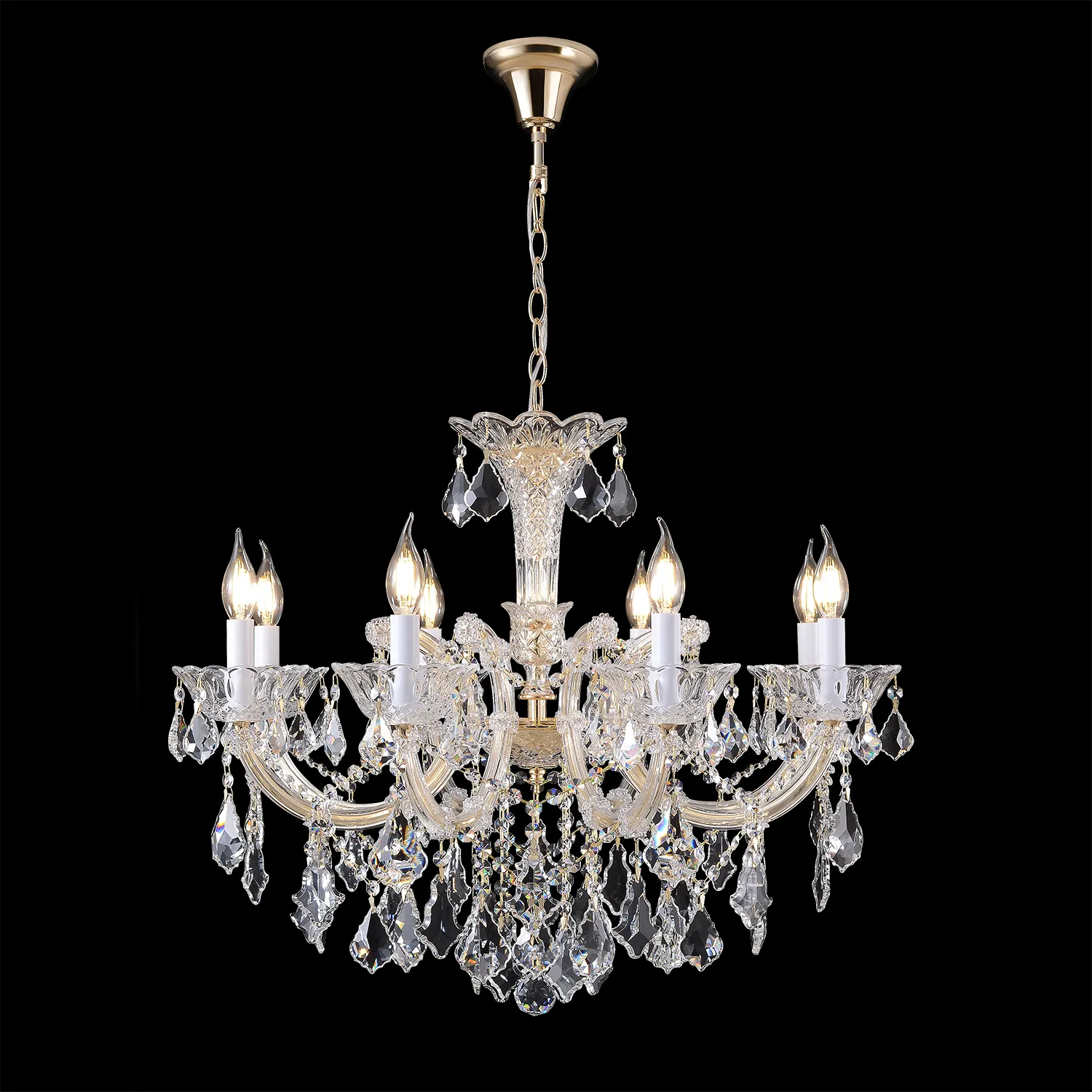 Люстра Crystal Lux CRISTELLE SP8 GOLD