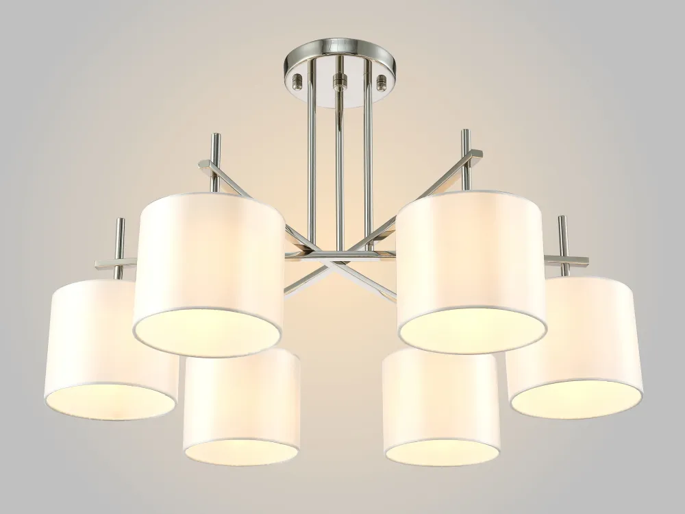 Люстра Crystal Lux SERGIO PL6 NICKEL