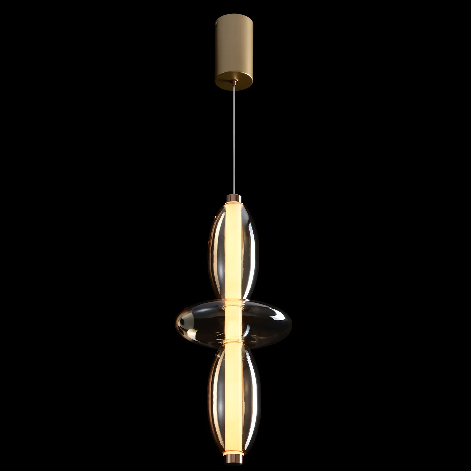 Светильник подвесной Crystal Lux QUASAR SP14W LED AMBER