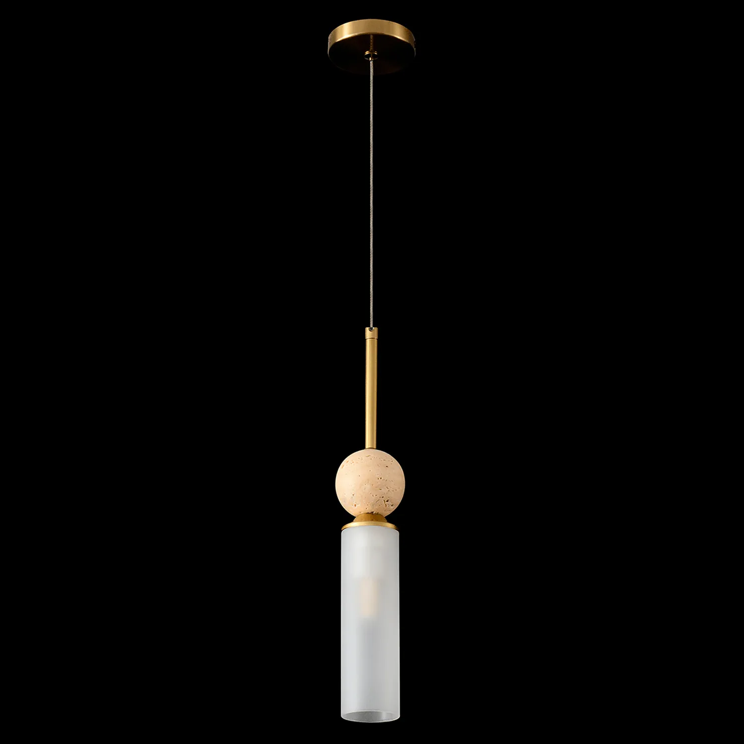 Светильник подвесной Crystal Lux SIMPLY SP1 BRASS