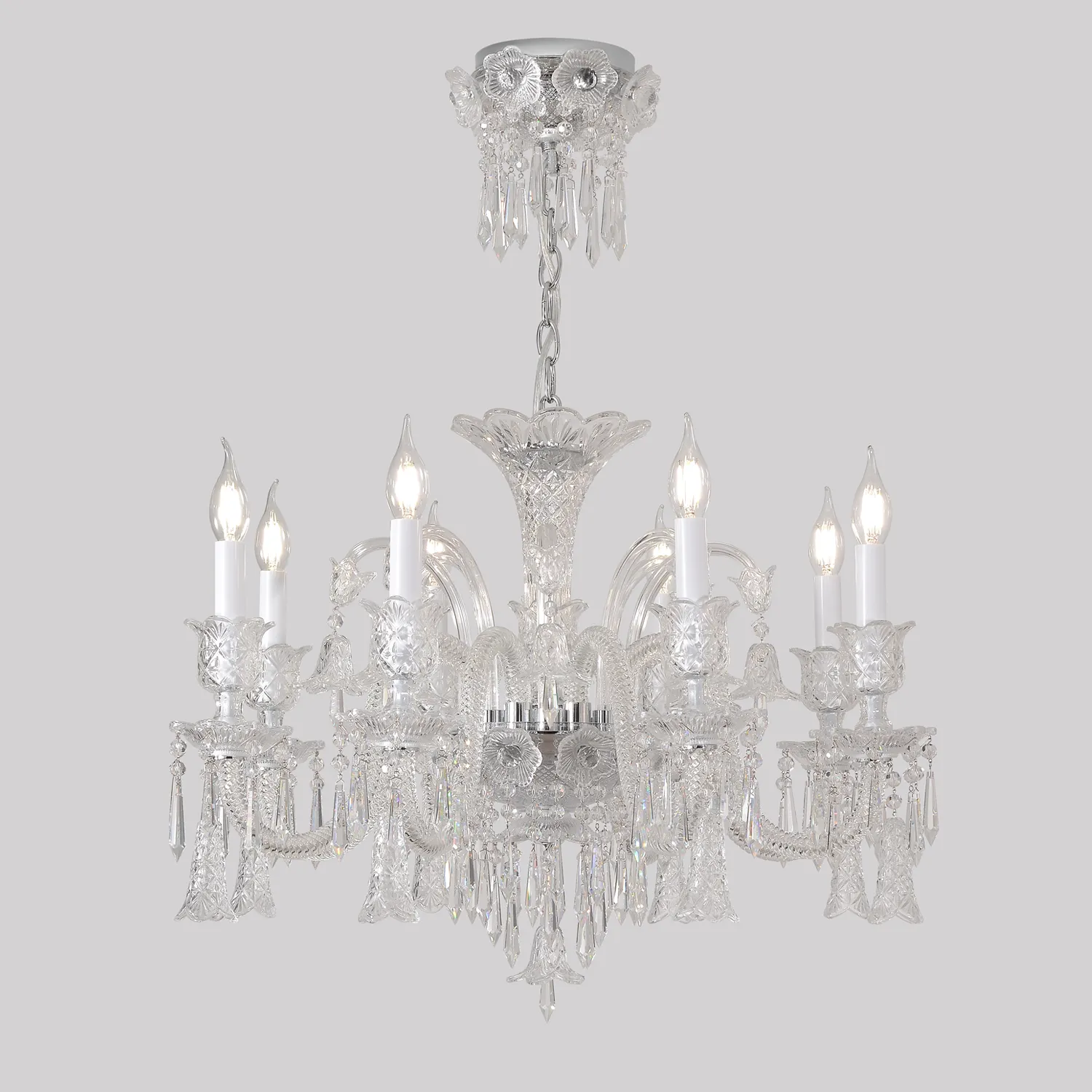 Люстра Crystal Lux VERSAILLES SP8 CHROME