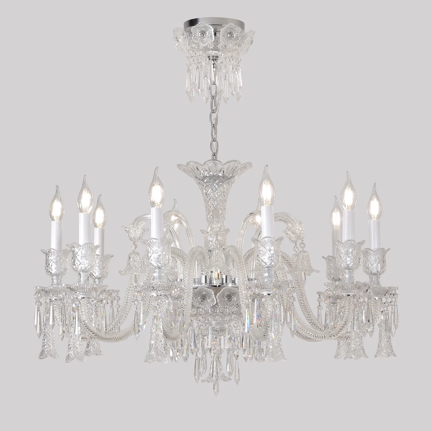 Люстра Crystal Lux VERSAILLES SP10 CHROME