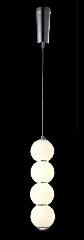 Светильник подвесной Crystal Lux DESI SP4 CHROME/WHITE