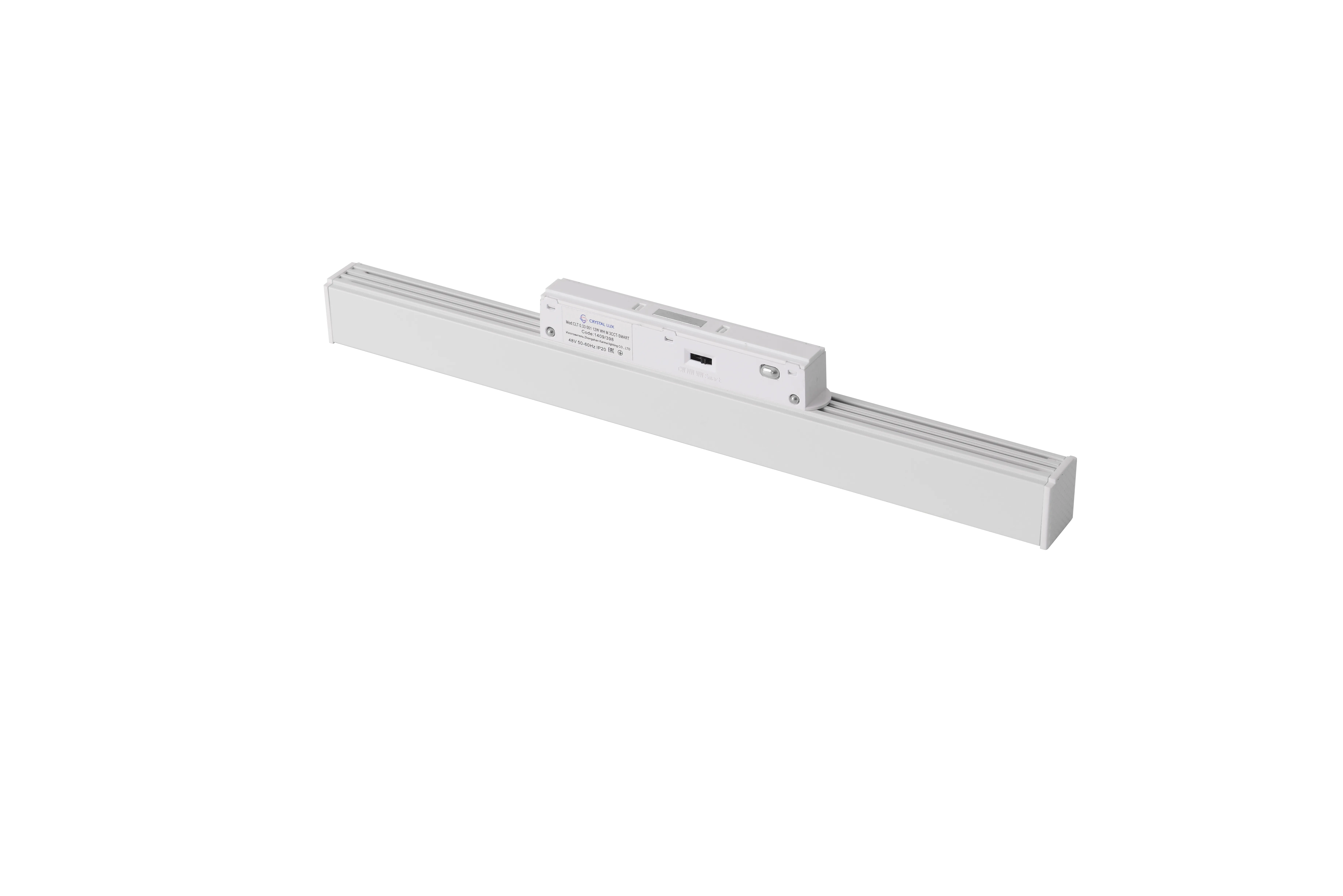 Светильник трековый магнитный Crystal Lux CLT 0.33 001 12W WH M 3CCT-SMART