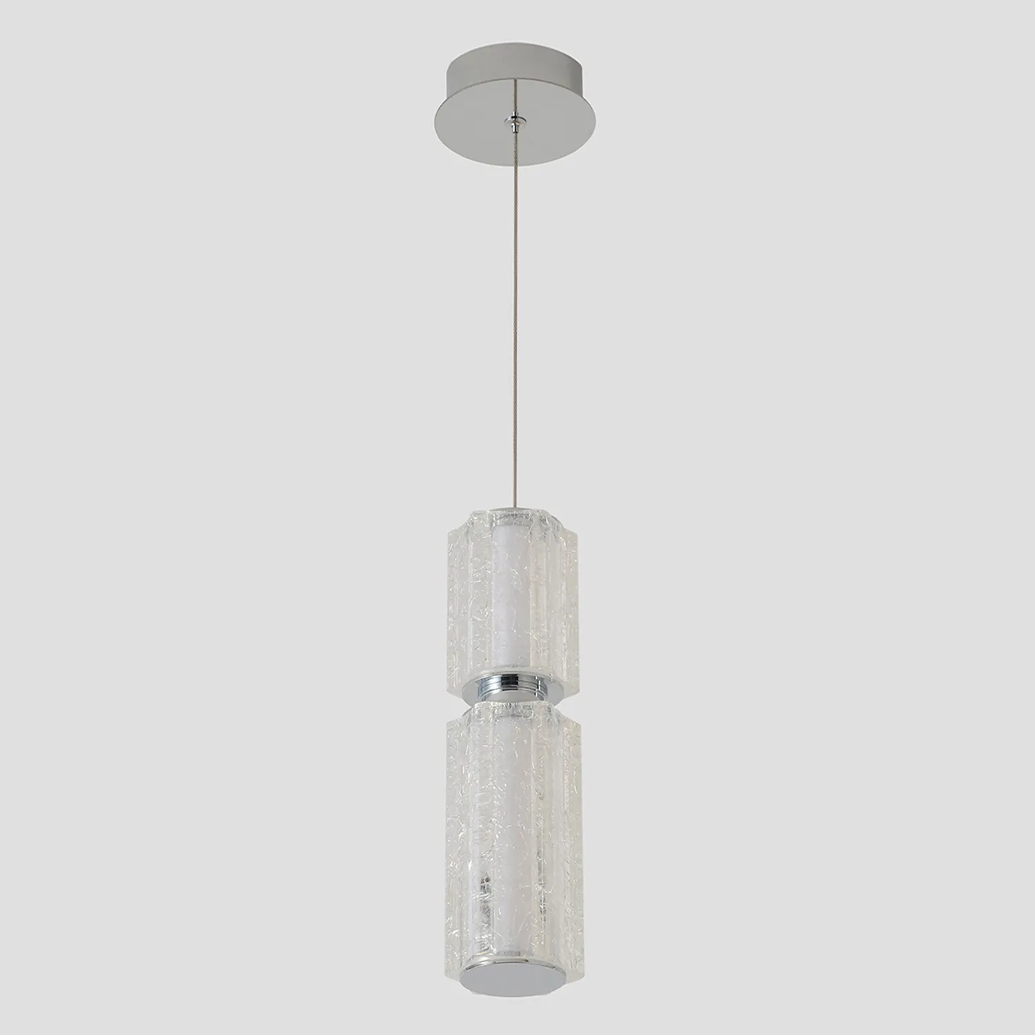 Светильник подвесной Crystal Lux ANTIQUE SP23W LED CHROME