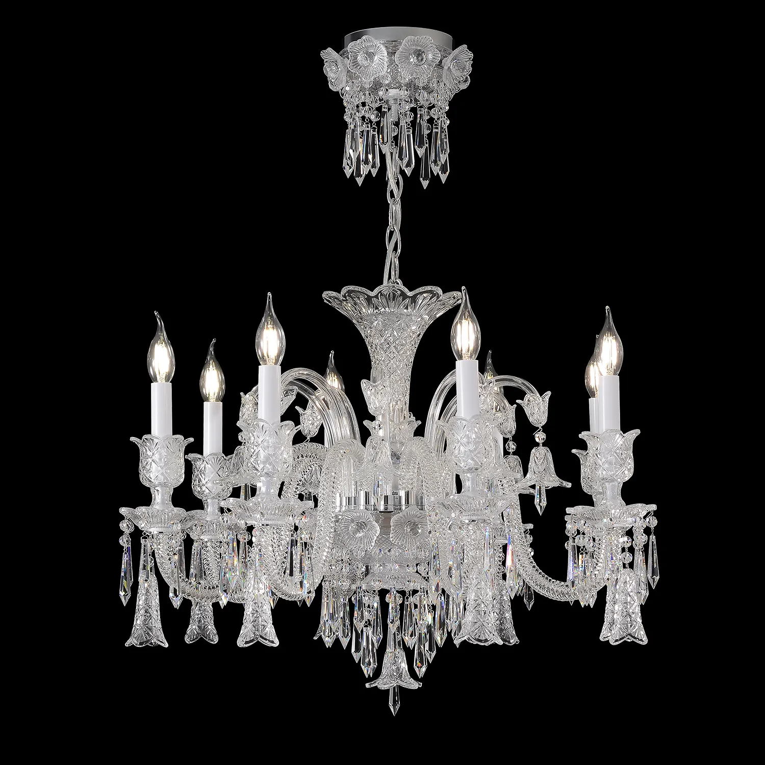 Люстра Crystal Lux VERSAILLES SP8 CHROME