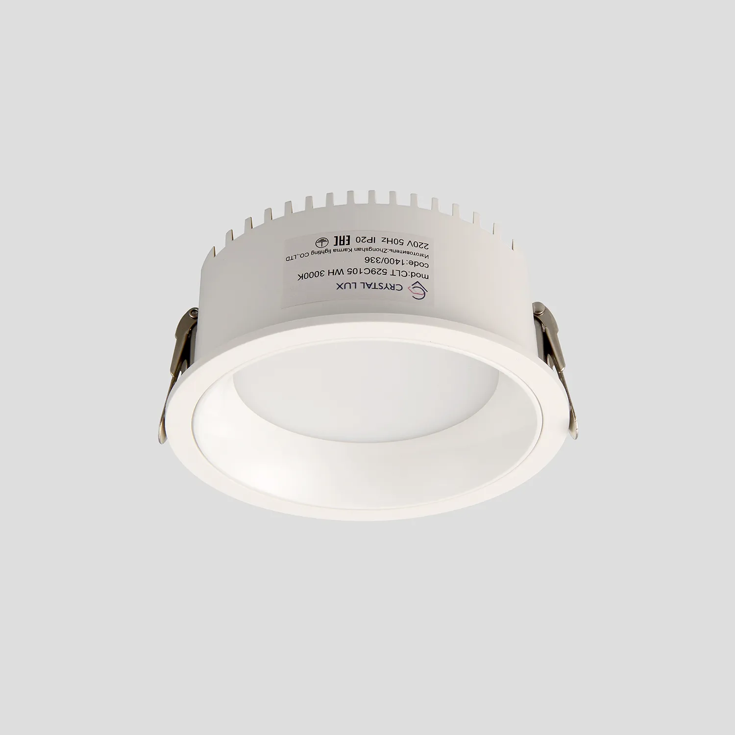 Светильник встраиваемый Crystal Lux CLT 529C105 WH 3000K