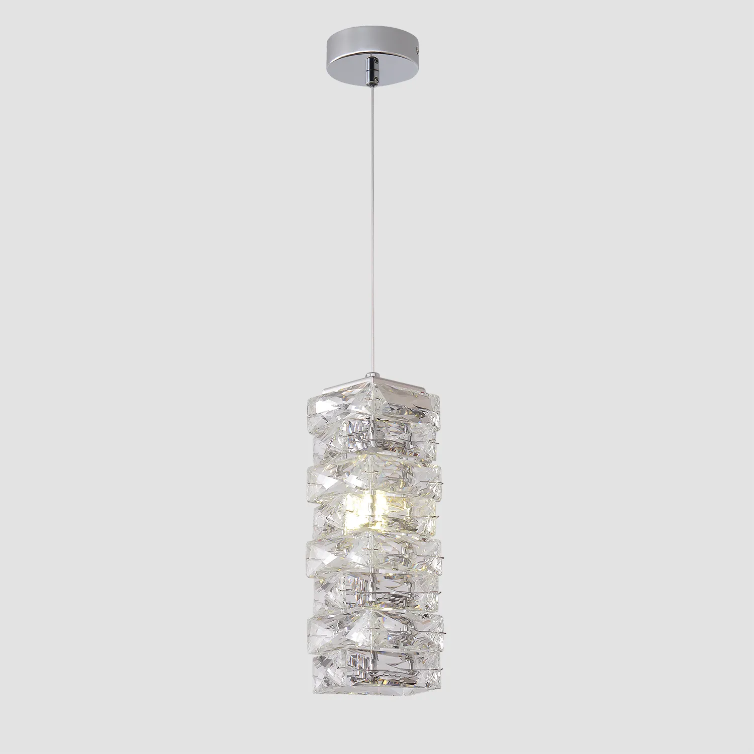 Светильник подвесной Crystal Lux ROLANDO SP1.3 CHROME
